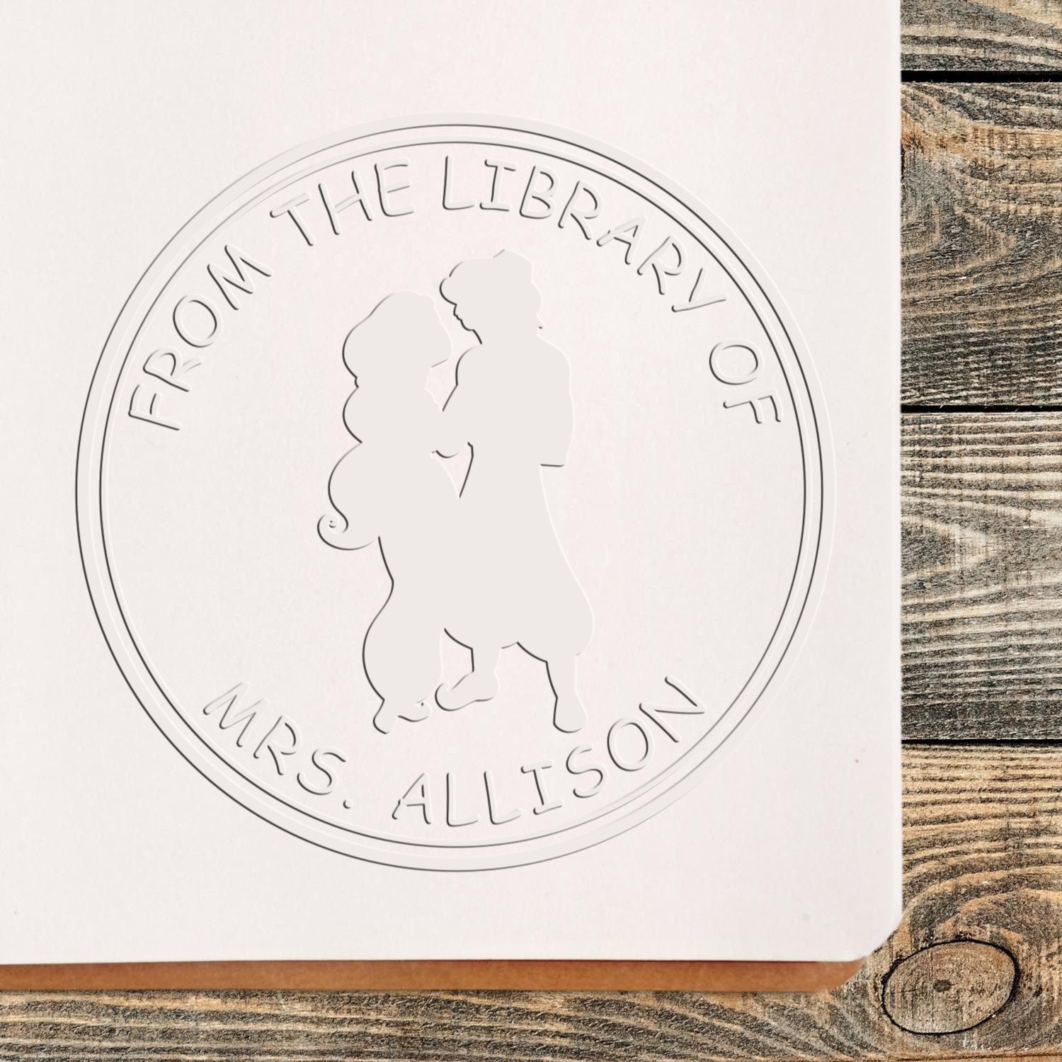 Princess Giselle Desk Personalizable Book Marking Seal - Engineer Seal Stamps