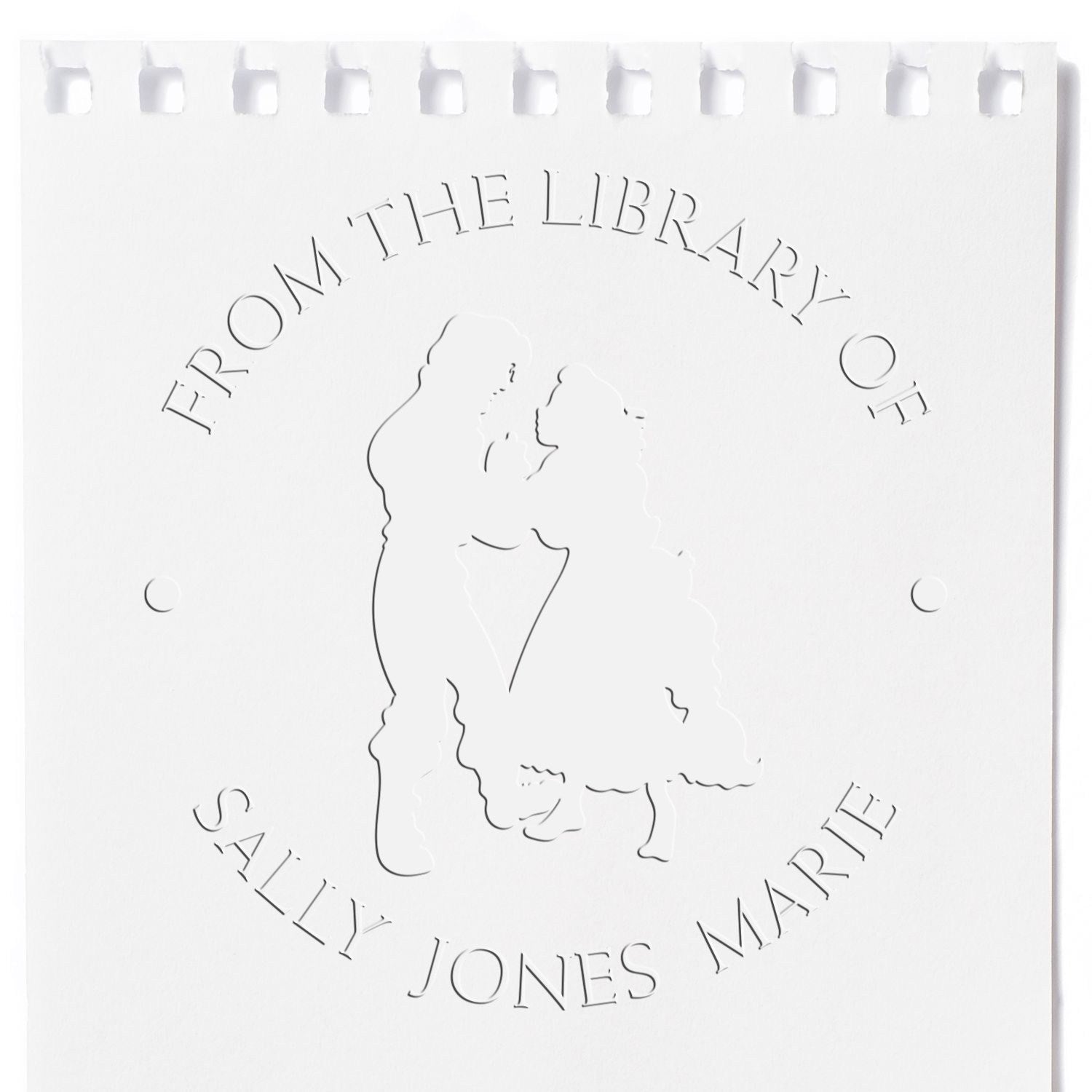 Princess Helena Desk Personalizable Book Signature Embosser - Engineer Seal Stamps