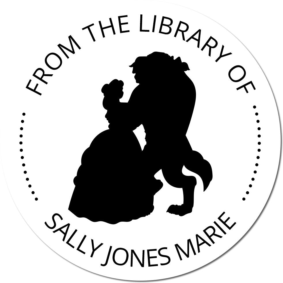 Wood Handle Princess Isabella Customized Ex Libris Book Stamp - Engineer Seal Stamps