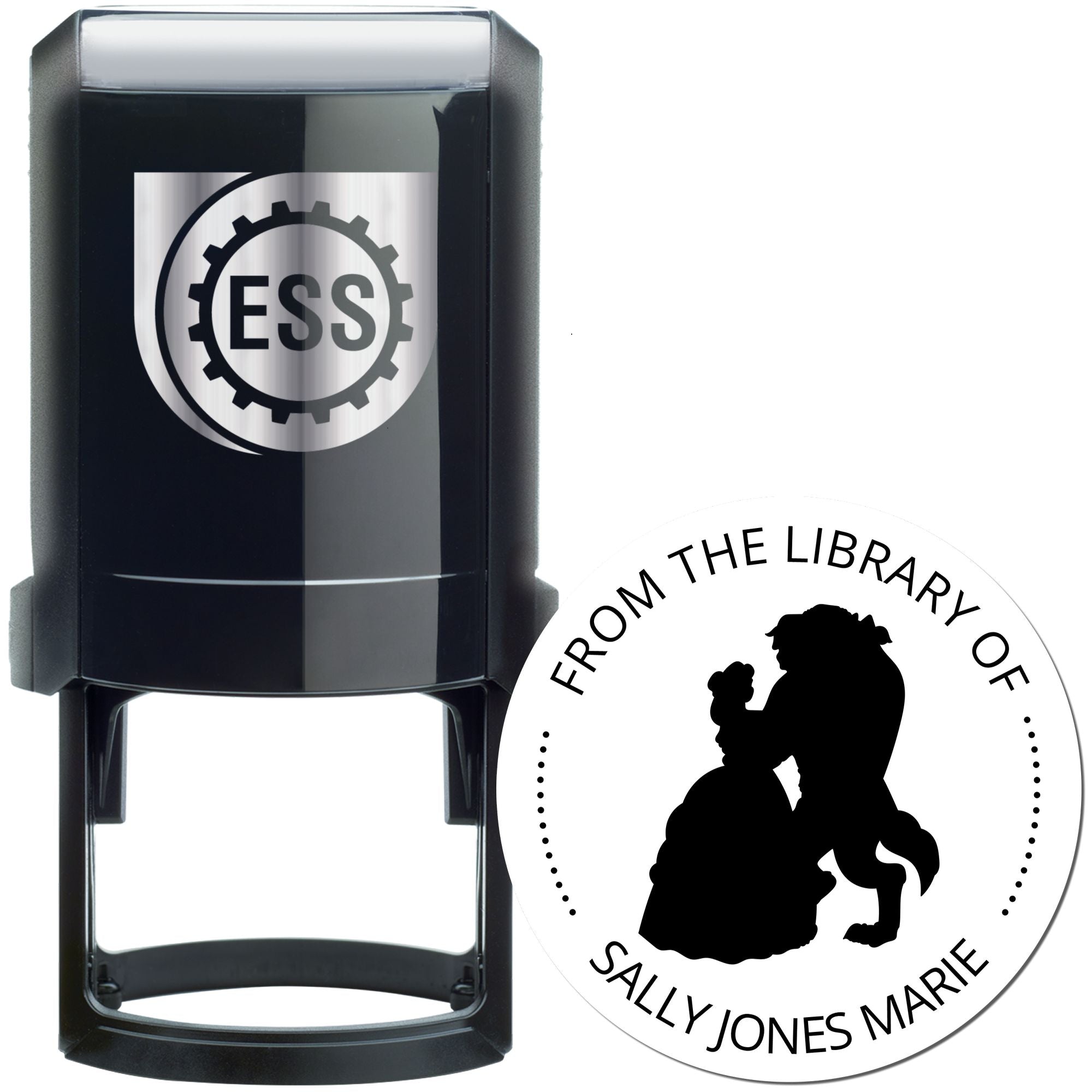 Princess Isabella Self-Inking Personalizable Book Plate Stamp - Engineer Seal Stamps