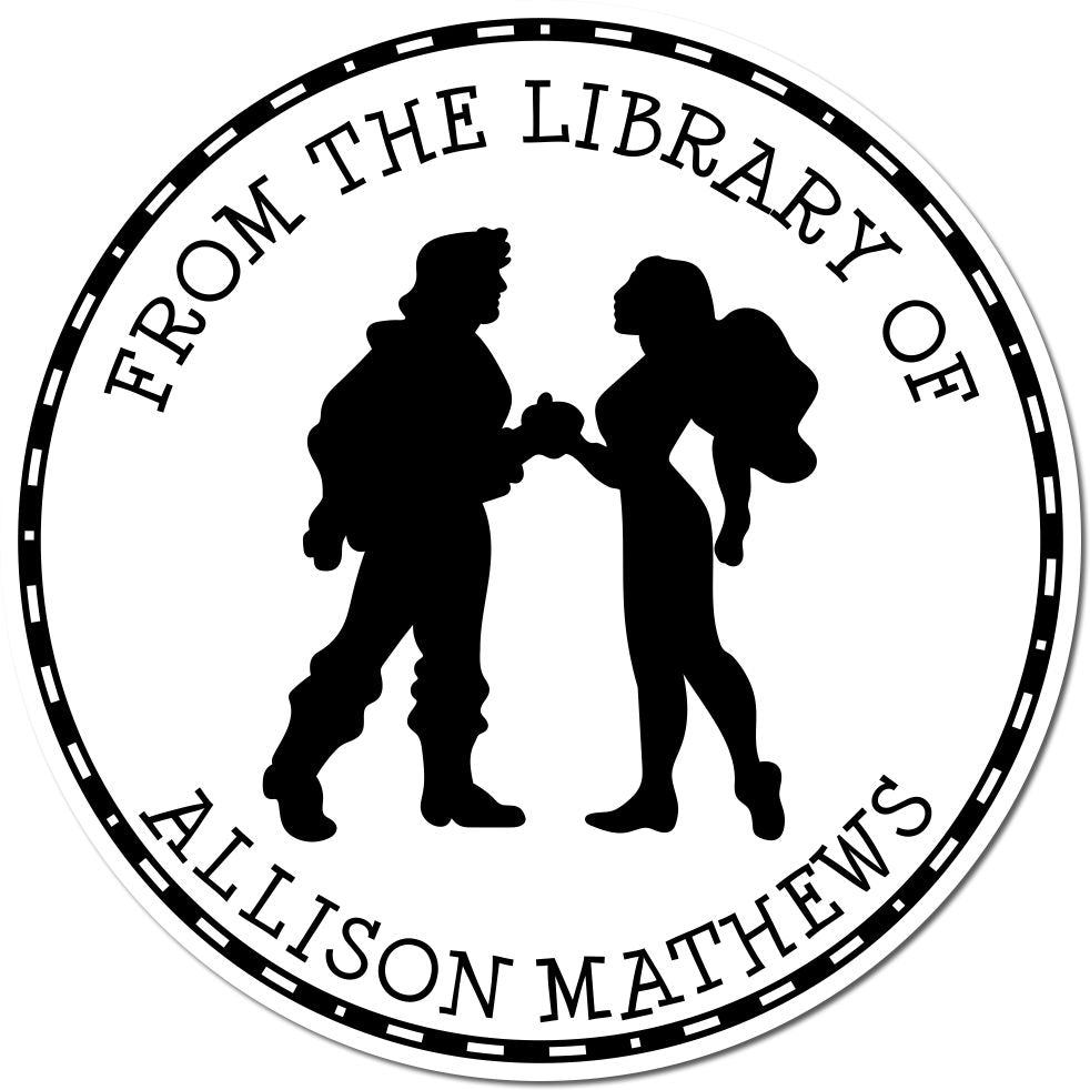 Wood Handle Princess Katarina Customized From The Office Of Stamp - Engineer Seal Stamps