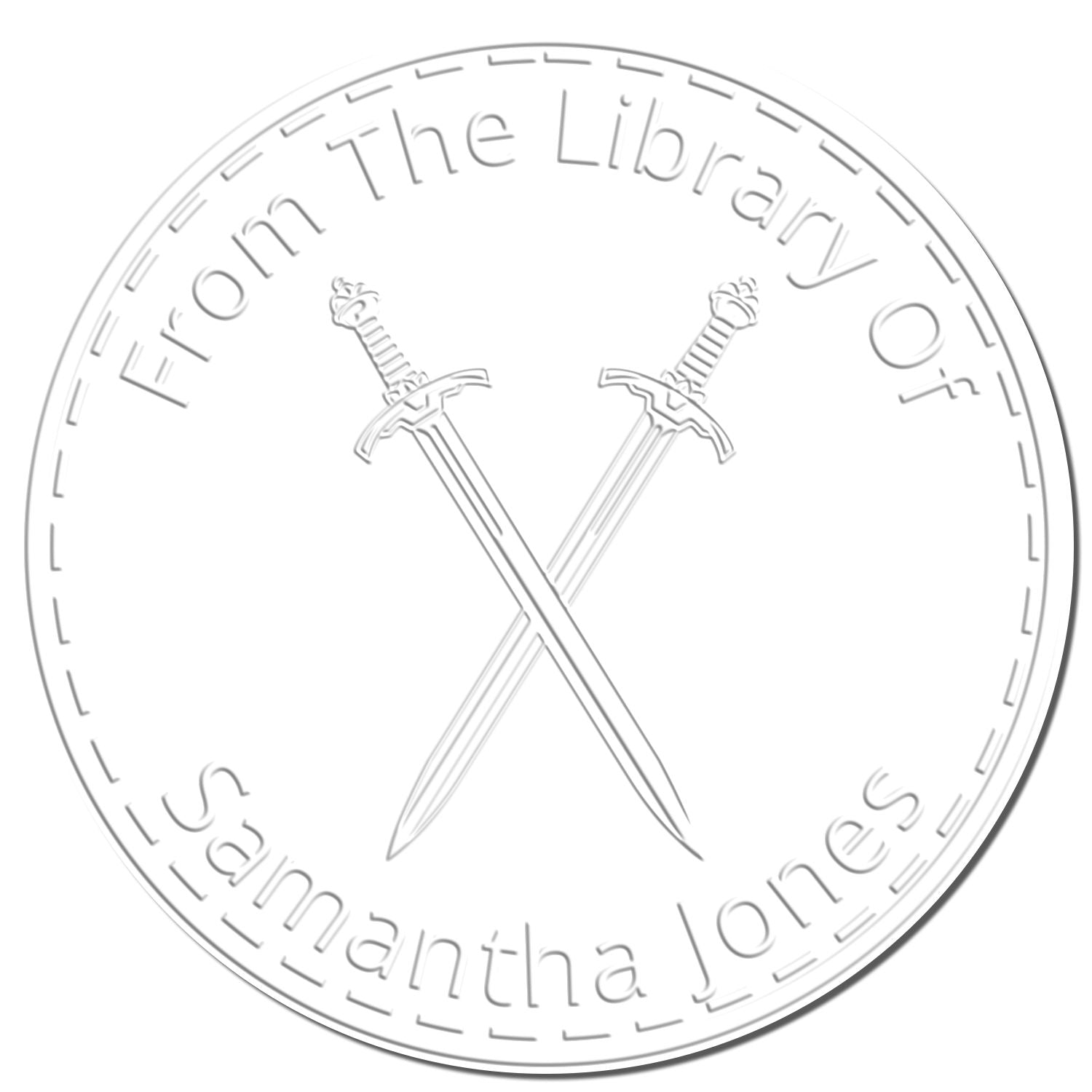 Soft Shadowbane Mythical Swords Custom-Made Name For Books Seal - Engineer Seal Stamps