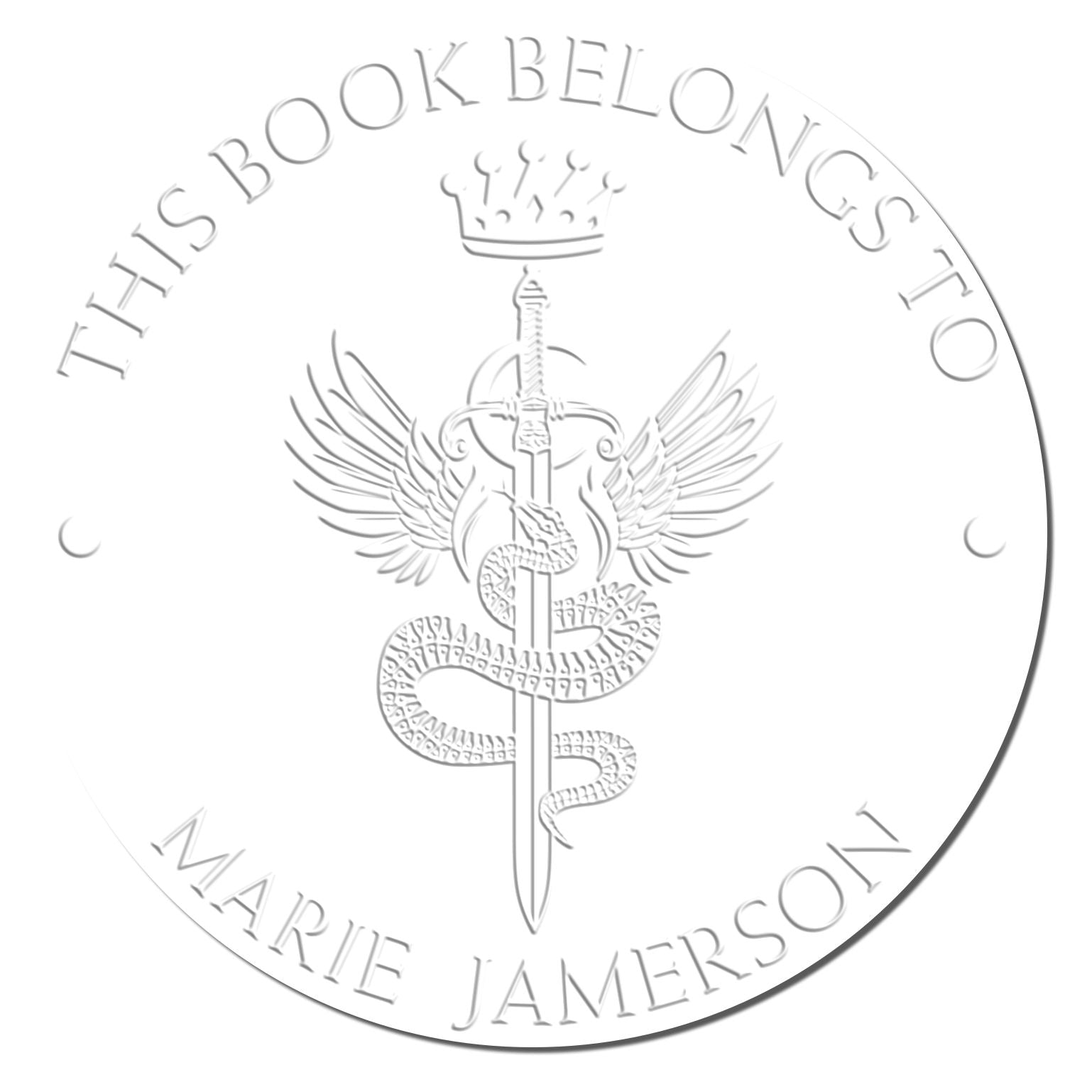 Soft Starforged Mythical Swords Custom-Made Library Gift Embossing Seal - Engineer Seal Stamps