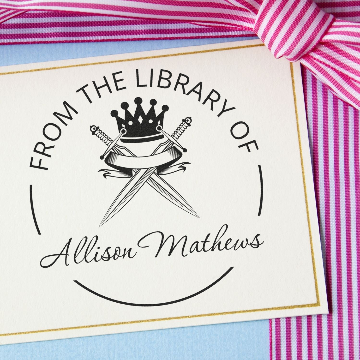 Frostfire Blade Mythical Swords Pre-Inked From The Collection Of Stamp - Engineer Seal Stamps