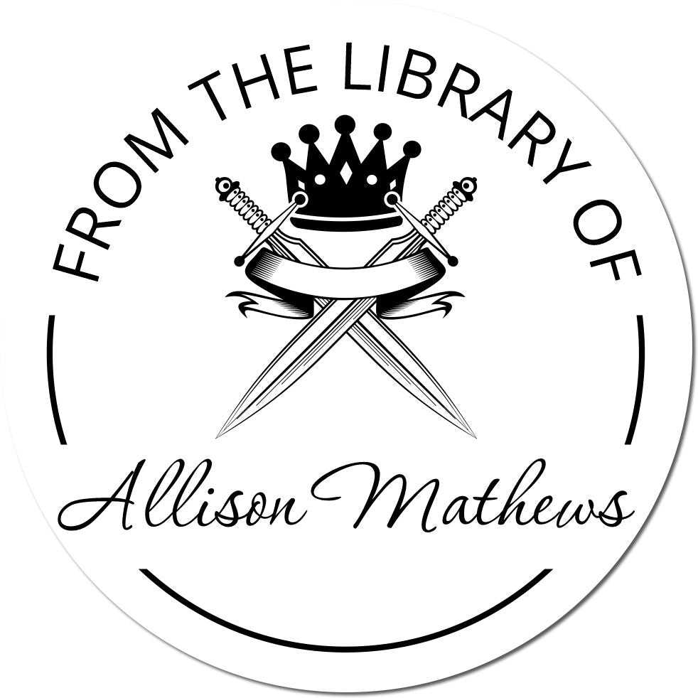 Frostfire Blade Mythical Swords Pre-Inked From The Collection Of Stamp - Engineer Seal Stamps