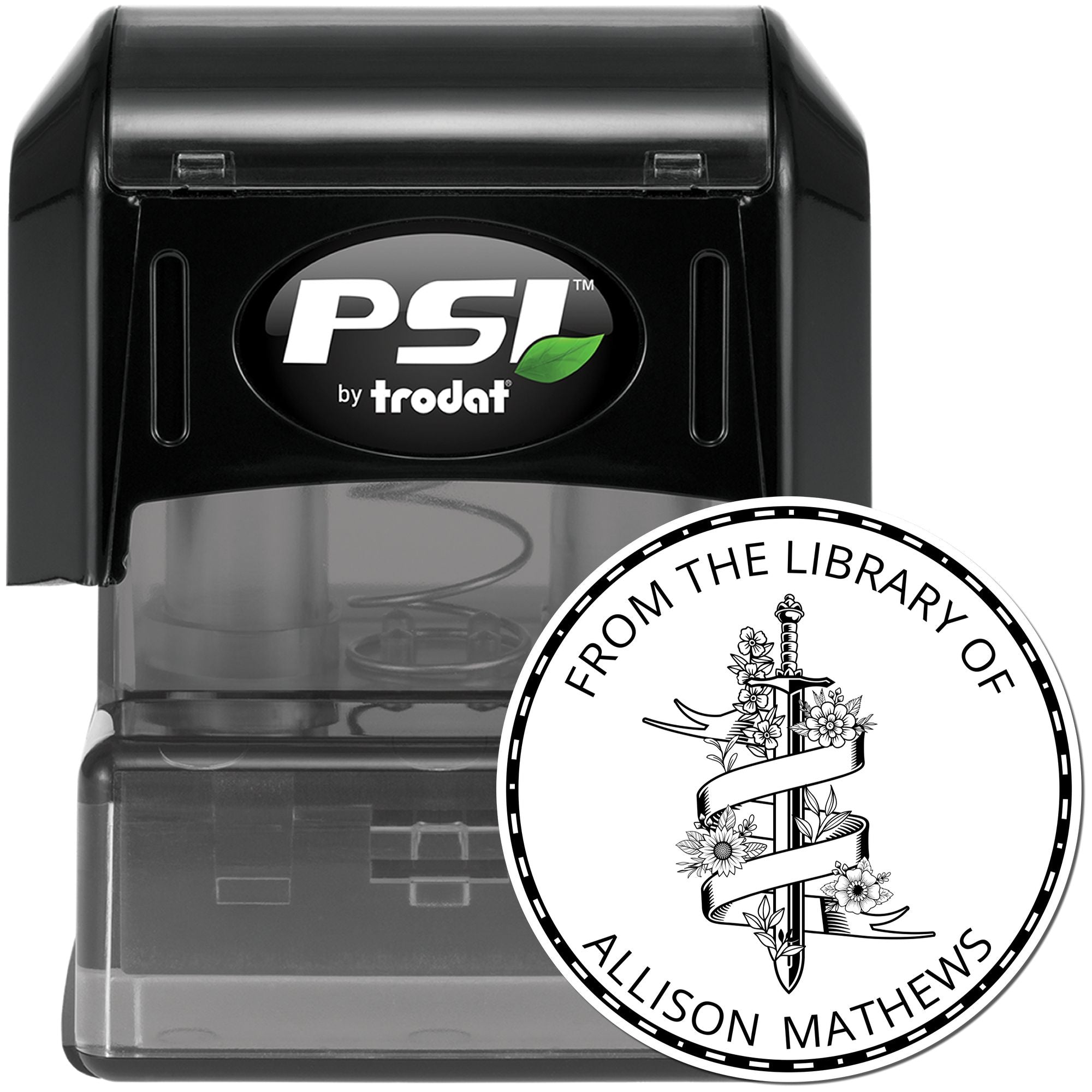 Inferno's Whisper Mythical Swords Pre-Inked From The Private Library Of Stamp - Engineer Seal Stamps