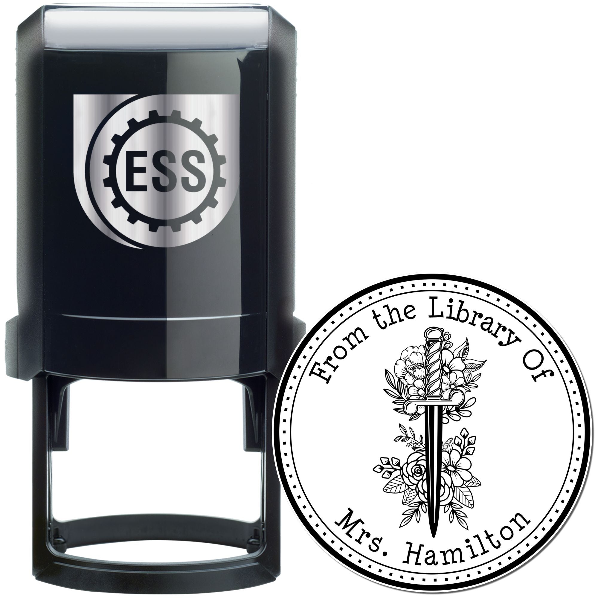 Lightbringer Mythical Swords Self-Inking Personalizable Belongs To The Library Of Stamp - Engineer Seal Stamps