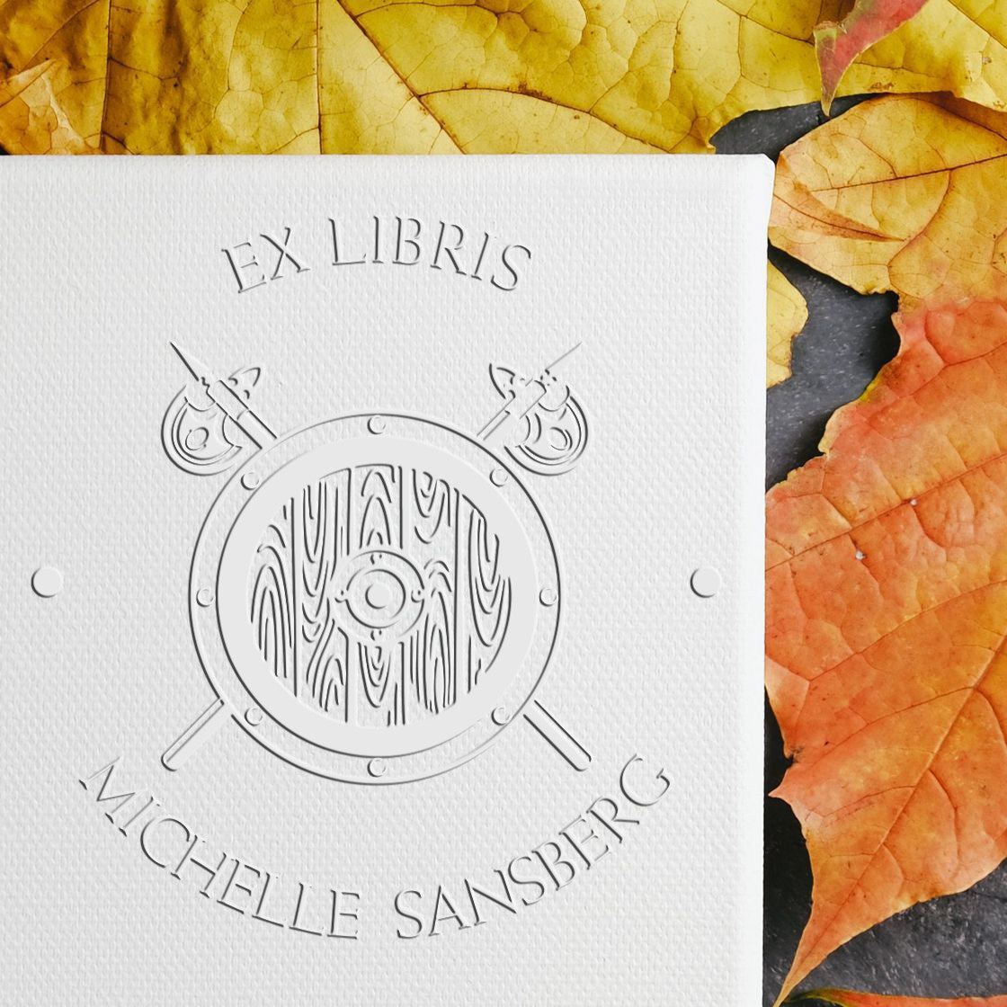 Phoenix Talon Mythical Swords Desk Personalizable Book Identity Embosser - Engineer Seal Stamps