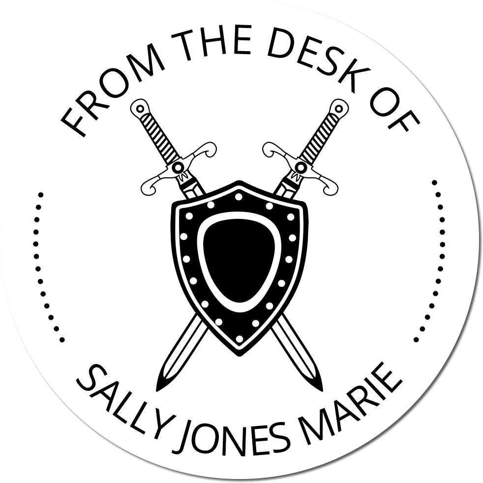 Wood Handle Stormbreaker Mythical Swords Custom-Made From The Library Of Stamp - Engineer Seal Stamps