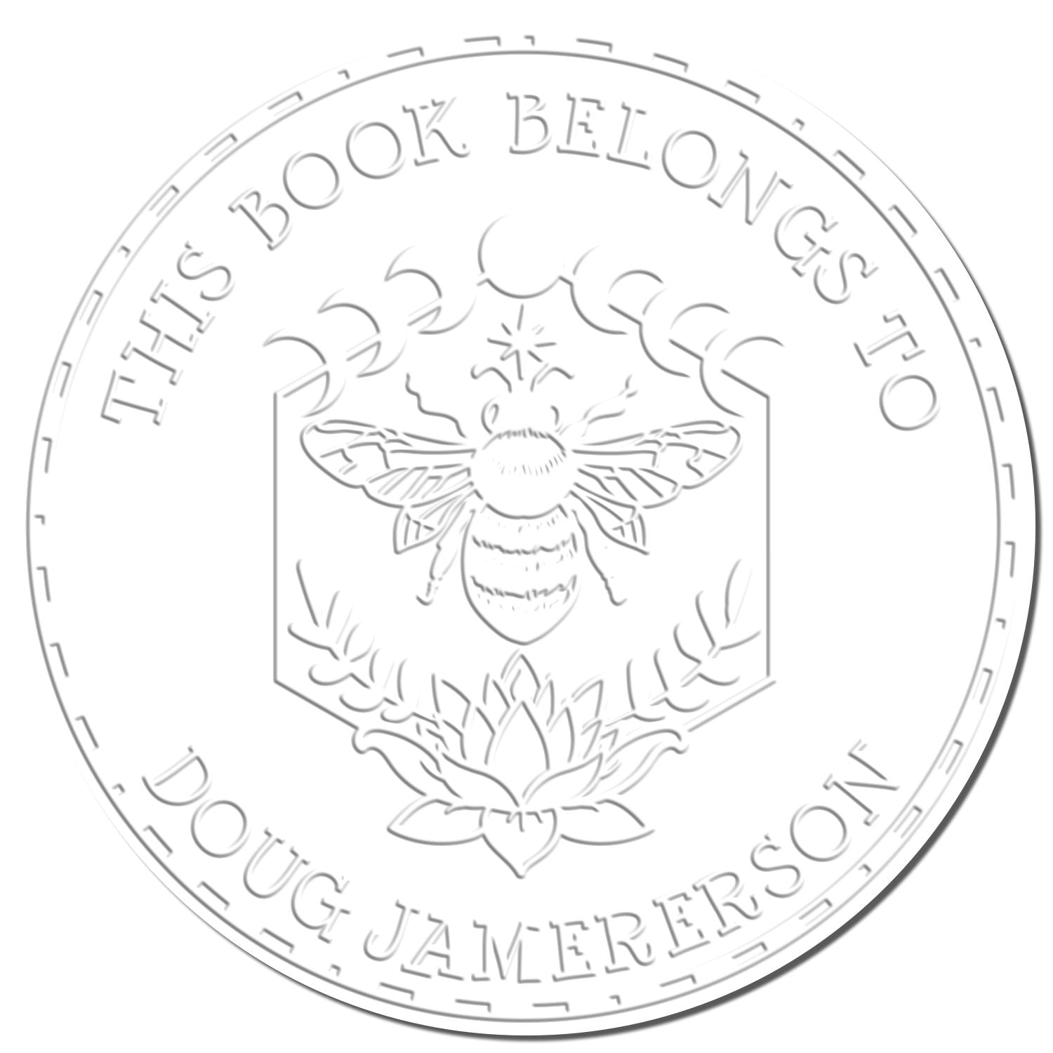 Auriel's Whisper Mystic Handheld Customized Book Label Seal - Engineer Seal Stamps