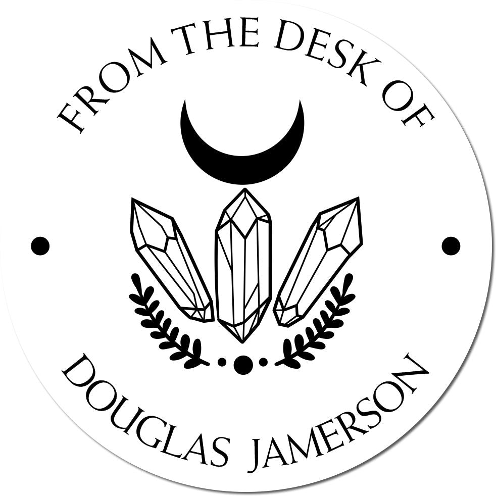 Arcanix Sol Mystic Pre-Inked Ex Libris Book Stamp - Engineer Seal Stamps