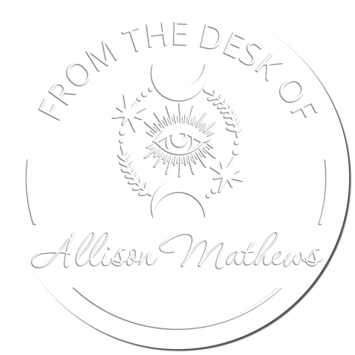 Etherion's Light Mystic Hybrid Customized Library Book Belongs To Embosser - Engineer Seal Stamps