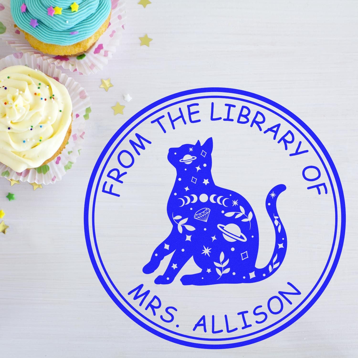 Aetherwind's Call Tarot Self-Inking Customizable Book Collection Stamp - Engineer Seal Stamps