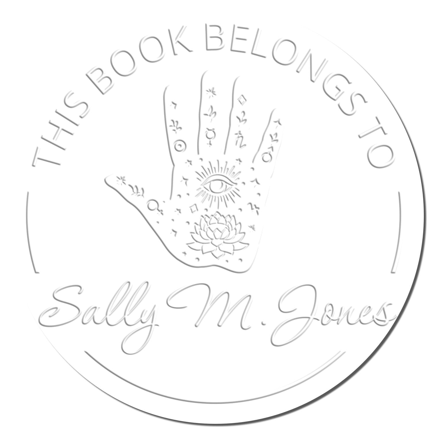 Arcadia's Whisper Tarot Handheld Customized Book Initial Embossing Seal - Engineer Seal Stamps