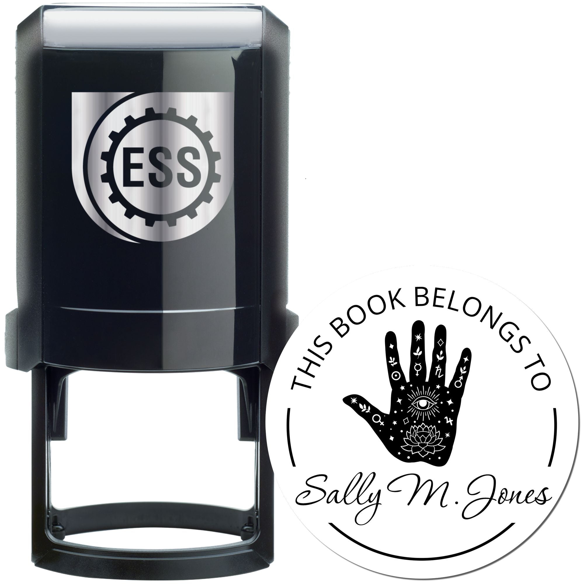 Arcadia's Whisper Tarot Self-Inking Customizable Book Initial Stamp - Engineer Seal Stamps