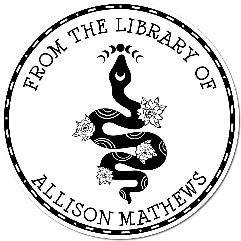 Nebula's Heart Tarot Pre-Inked Custom Book Ownership Stamp - Engineer Seal Stamps