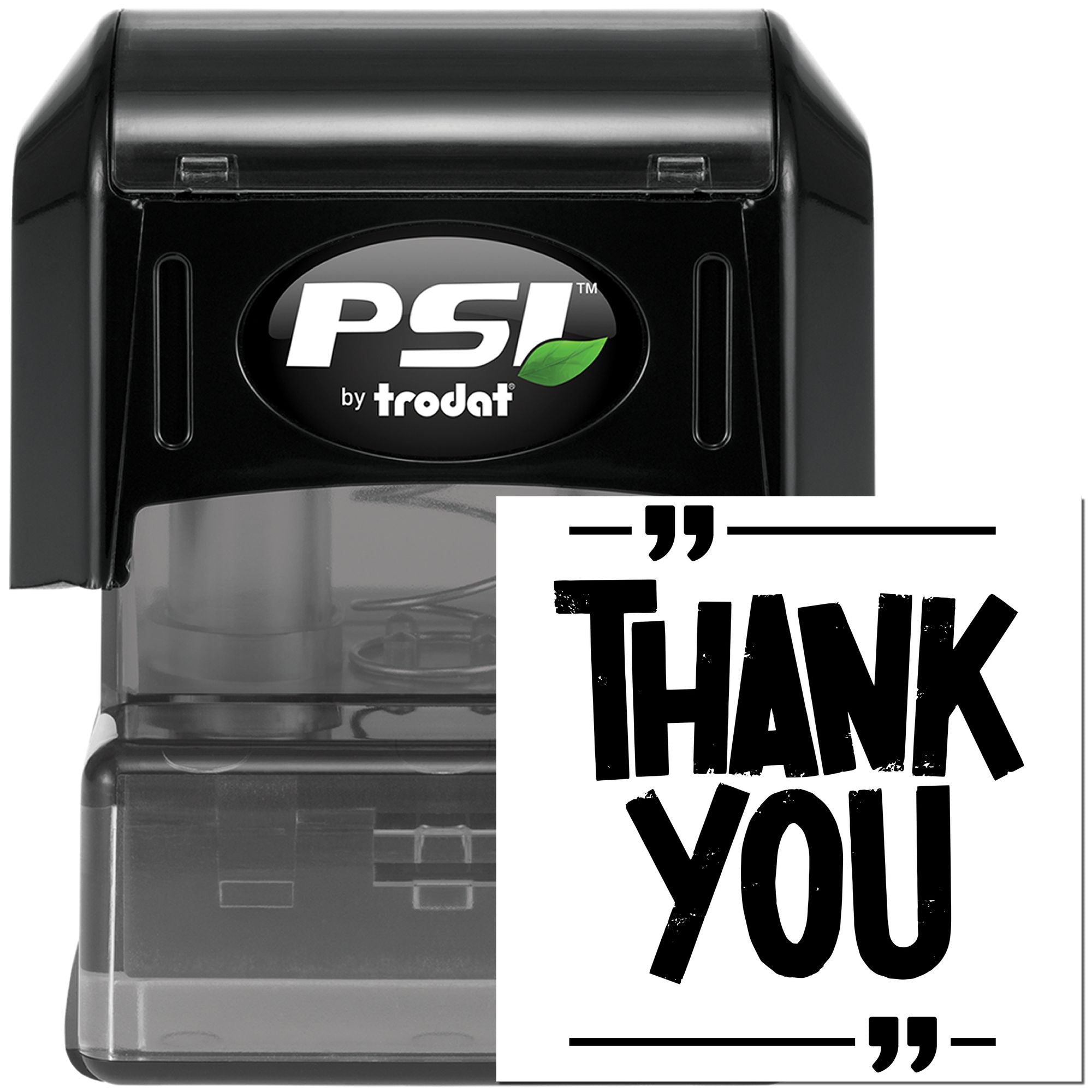 Pre-Inked Quotation Gratitude Personalized Thanks Rubber Stamp - Engineer Seal Stamps