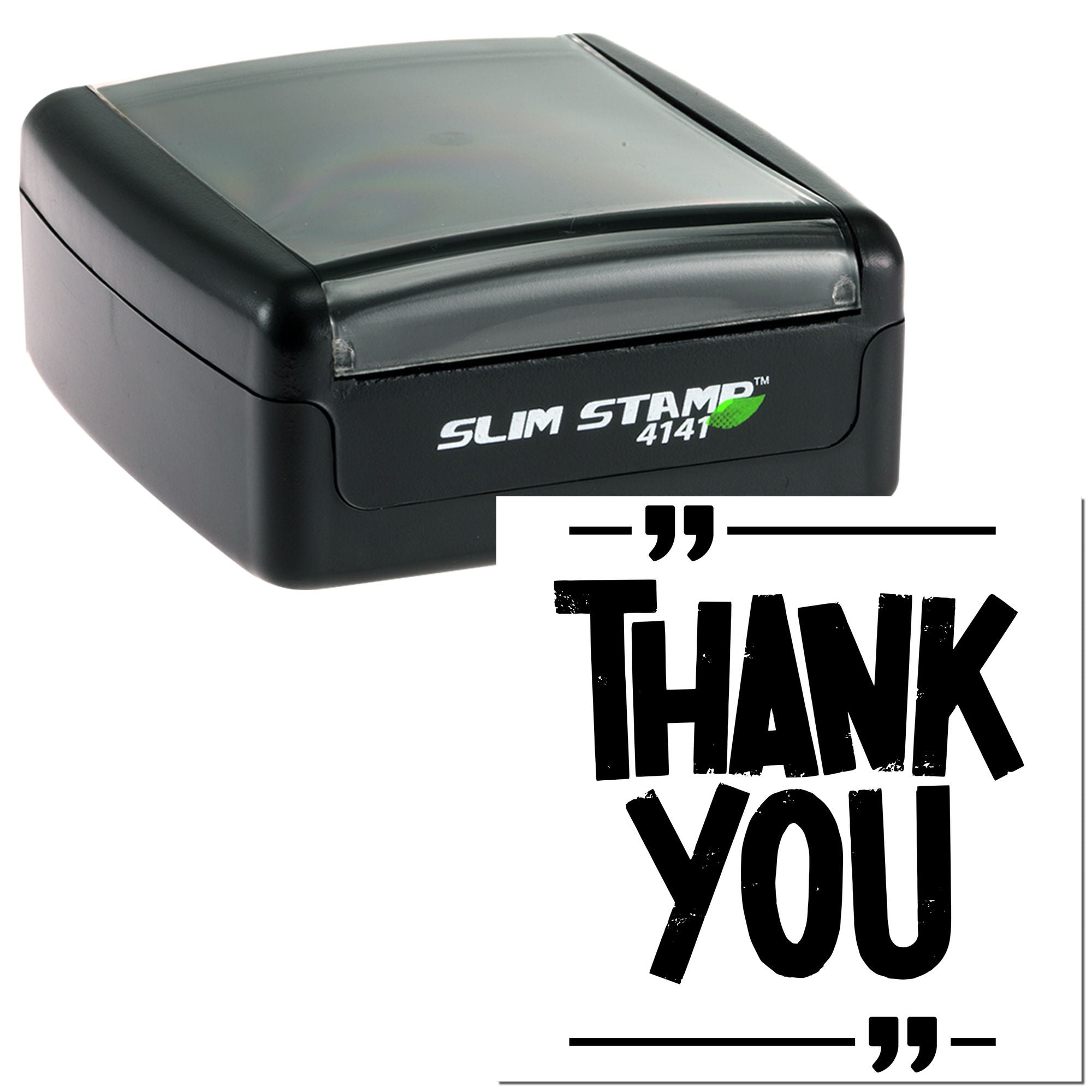 Portable Pre-Inked Quotation Gratitude Customized Thank You Rubber Stamp - Engineer Seal Stamps