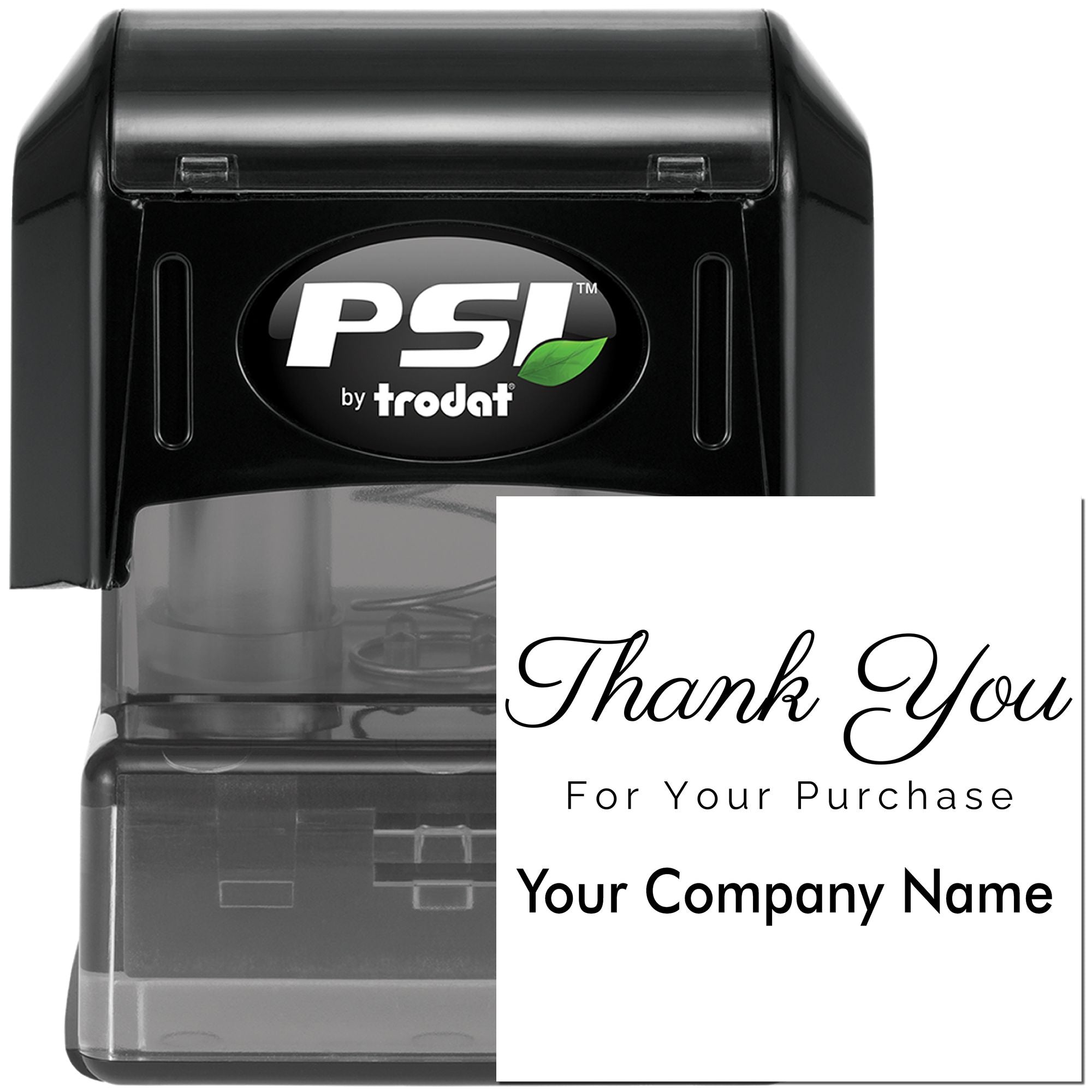 Pre-Inked Gracious Appreciation Customized Thanks Stamper - Engineer Seal Stamps