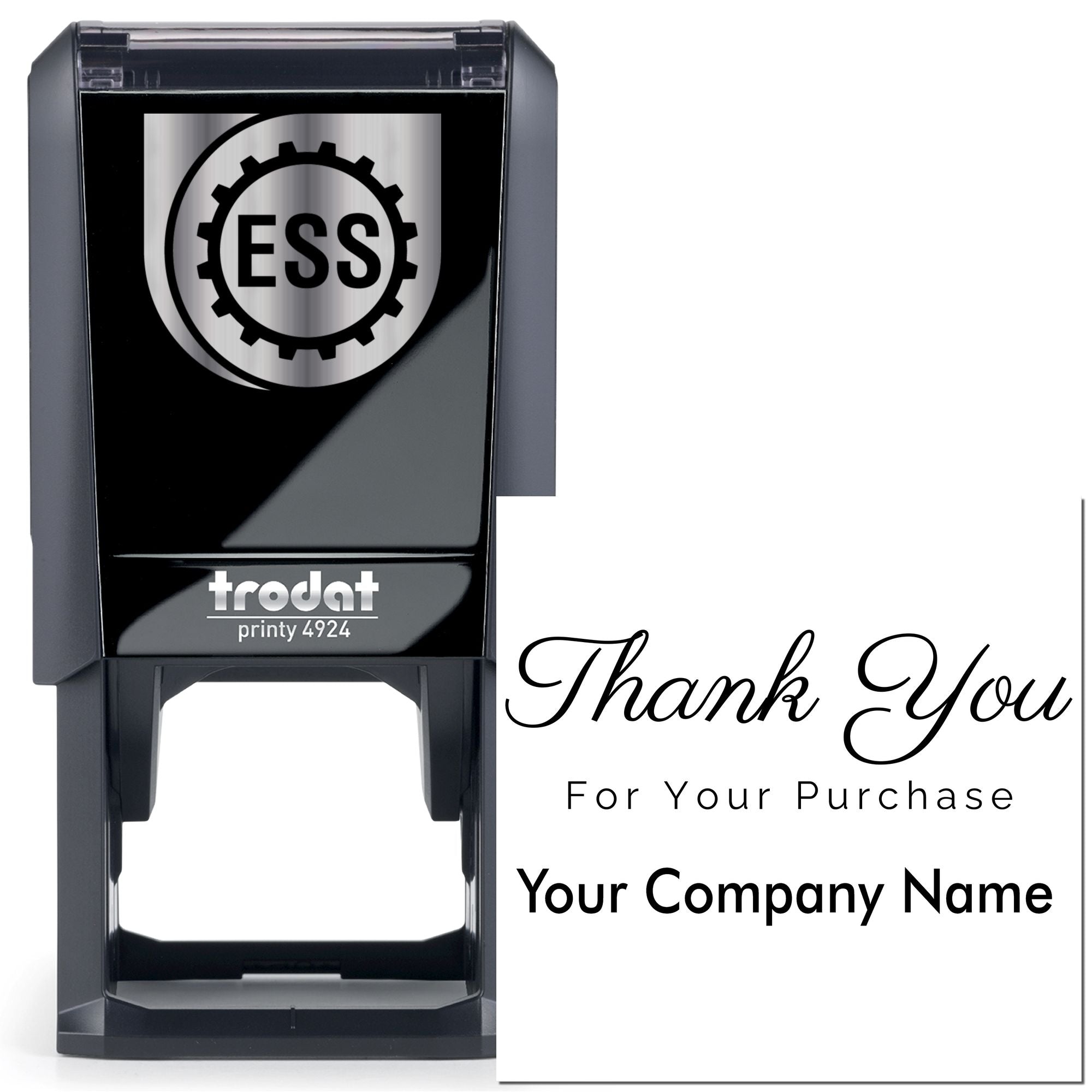 Gracious Appreciation Self-Inking Custom Thanks Stamp - Engineer Seal Stamps