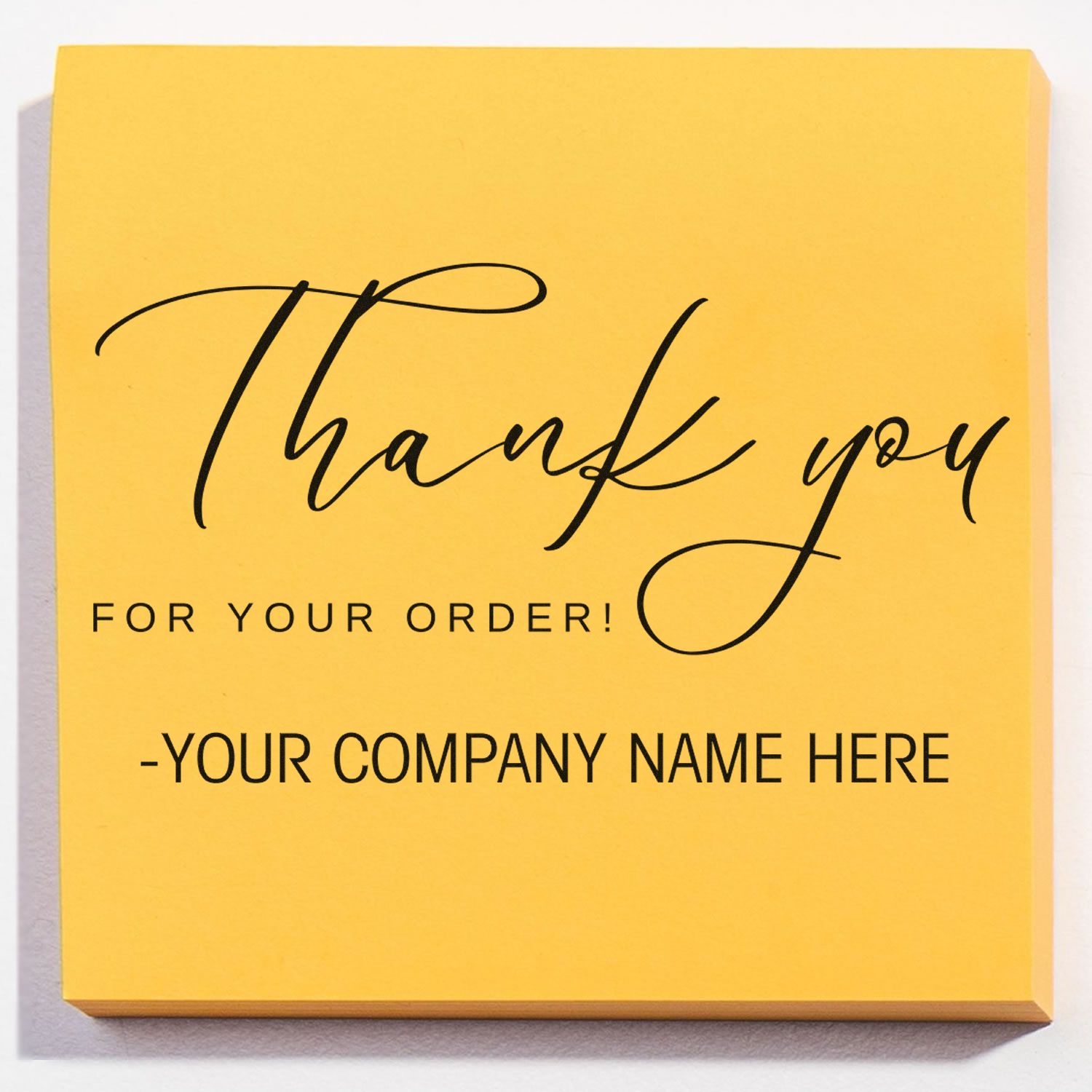 Square Personalized Gratitude Customized Thank You Stamp