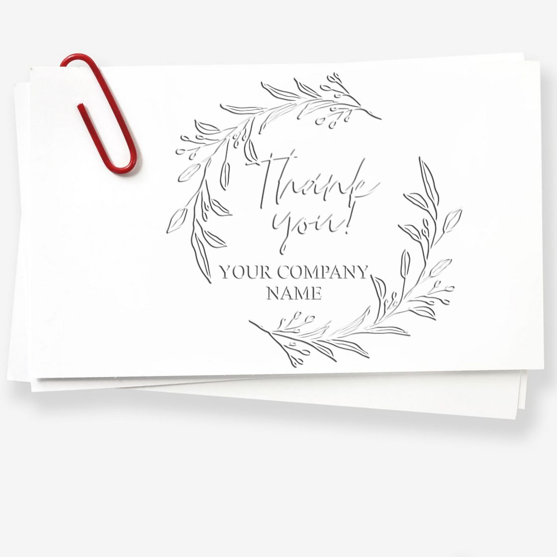 Soft Elegant Gratitude Seal Personalized Thanks Embossed Seal