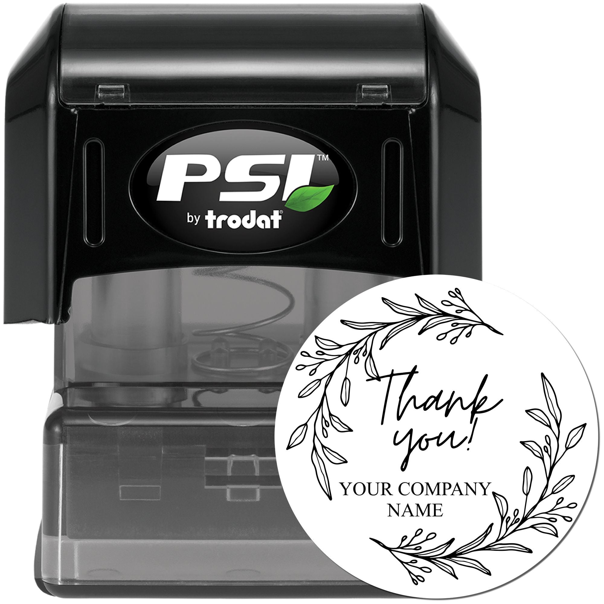 Pre-Inked Elegant Gratitude Seal Custom Thanks Stamp - Engineer Seal Stamps