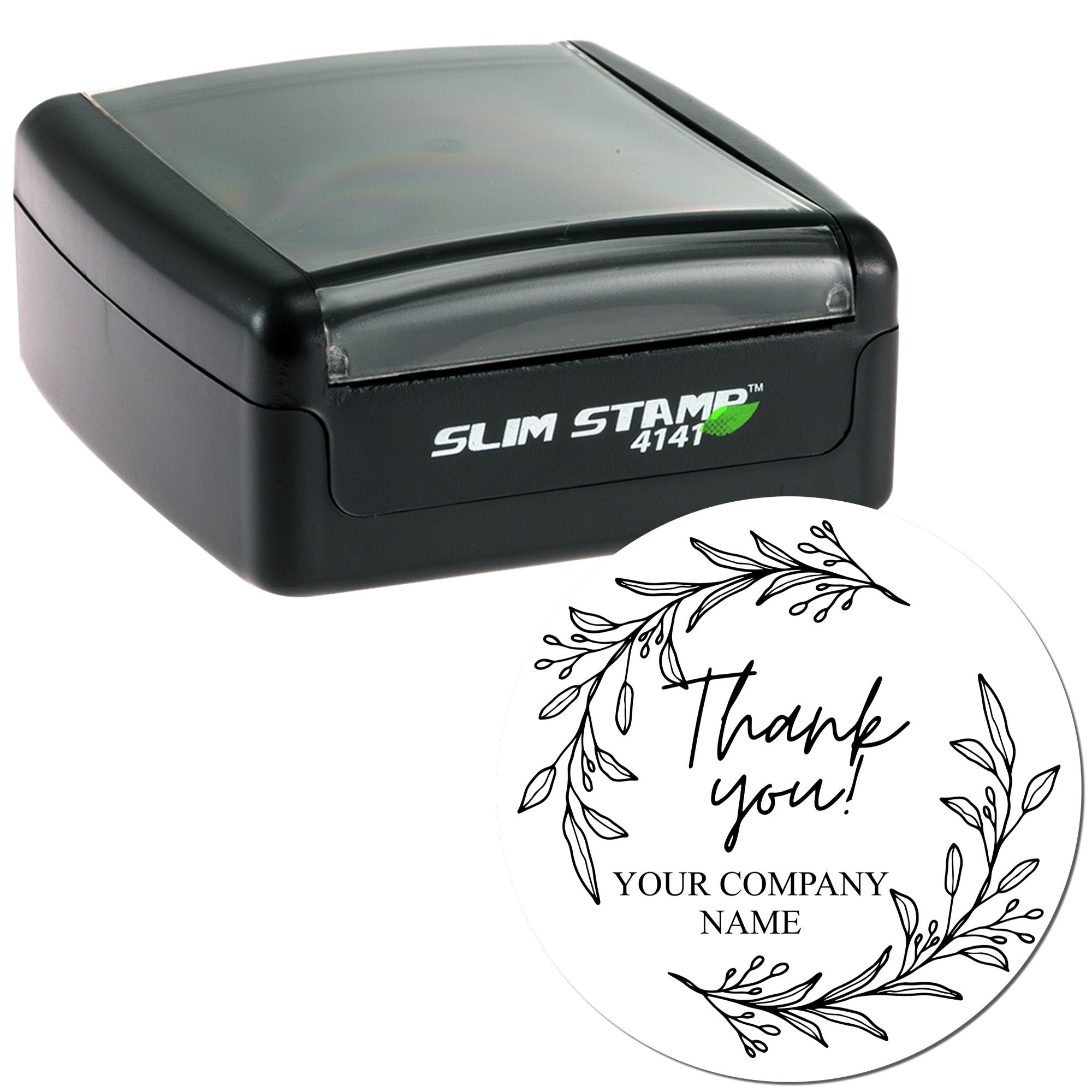 Portable Pre-Inked Elegant Gratitude Seal Personalized Thanks Stamp - Engineer Seal Stamps
