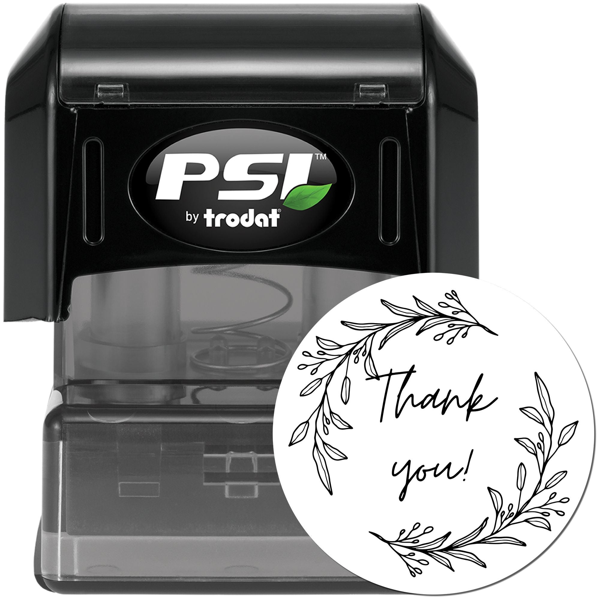 Pre-Inked Cursive Elegant Gratitude Custom Thank You Stamp - Engineer Seal Stamps