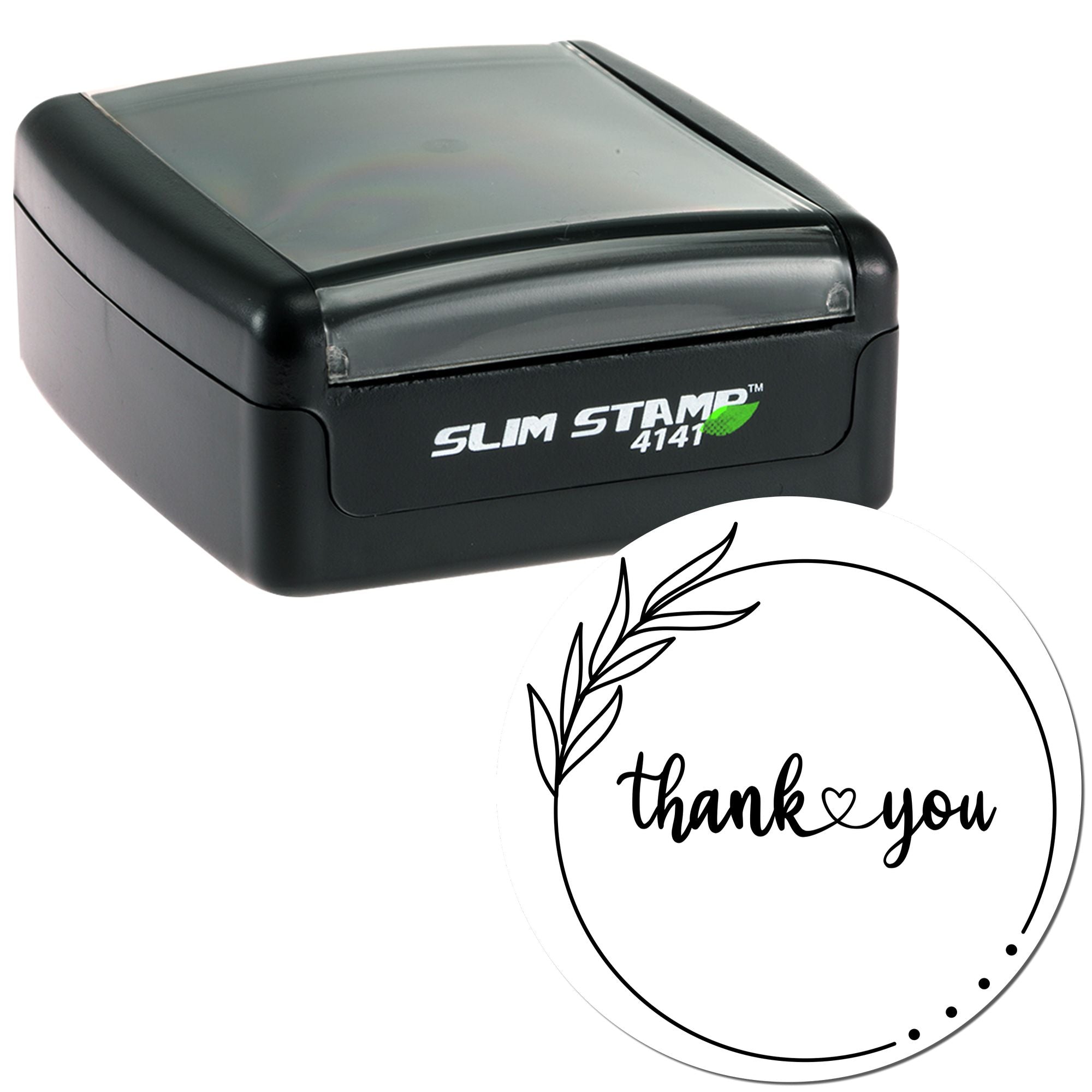 Portable Pre-Inked Elegant Gratitude Customized Thanks Wood Stamp - Engineer Seal Stamps