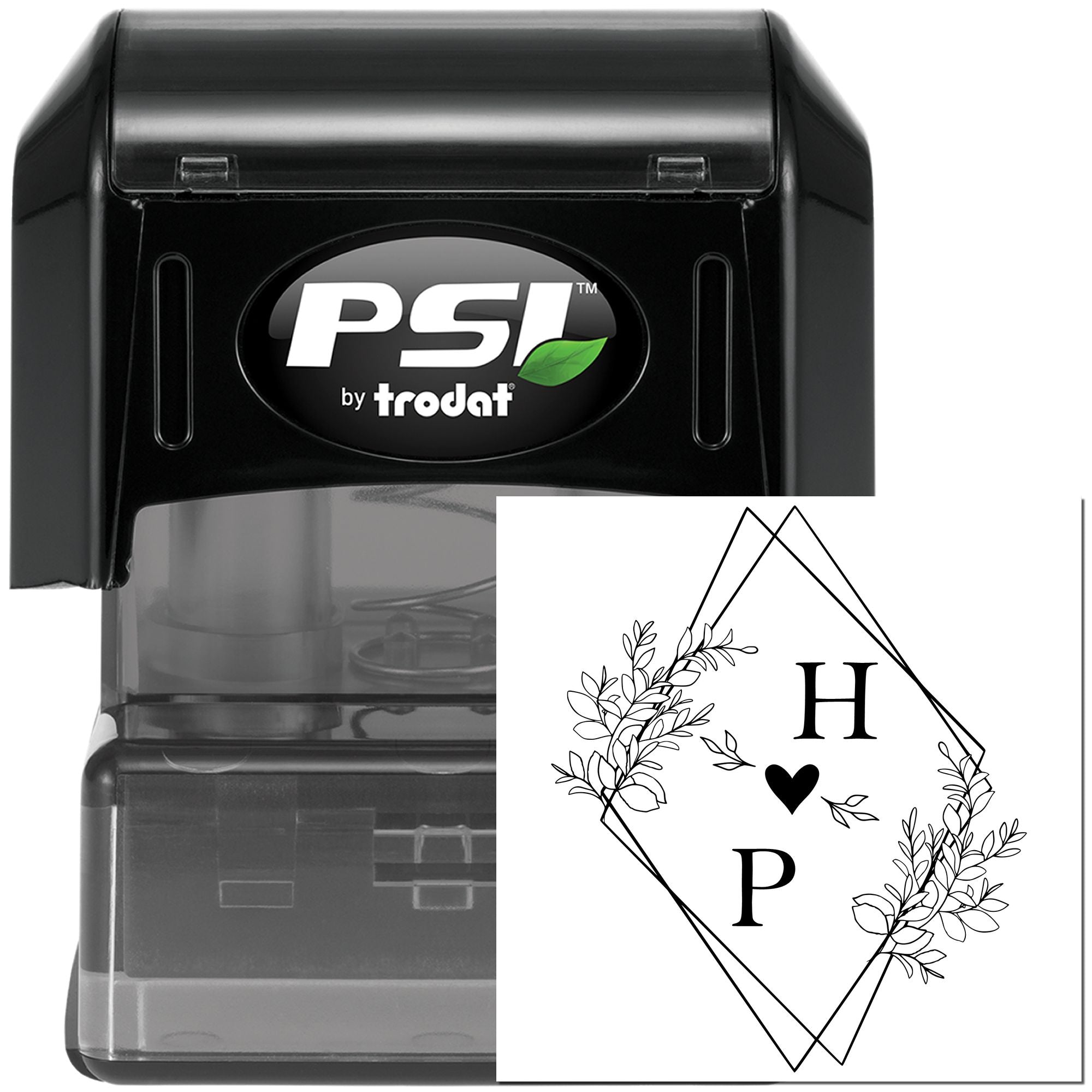 Heartfelt Harmony Customized Scrapbooking Initial Stamper - Engineer Seal Stamps