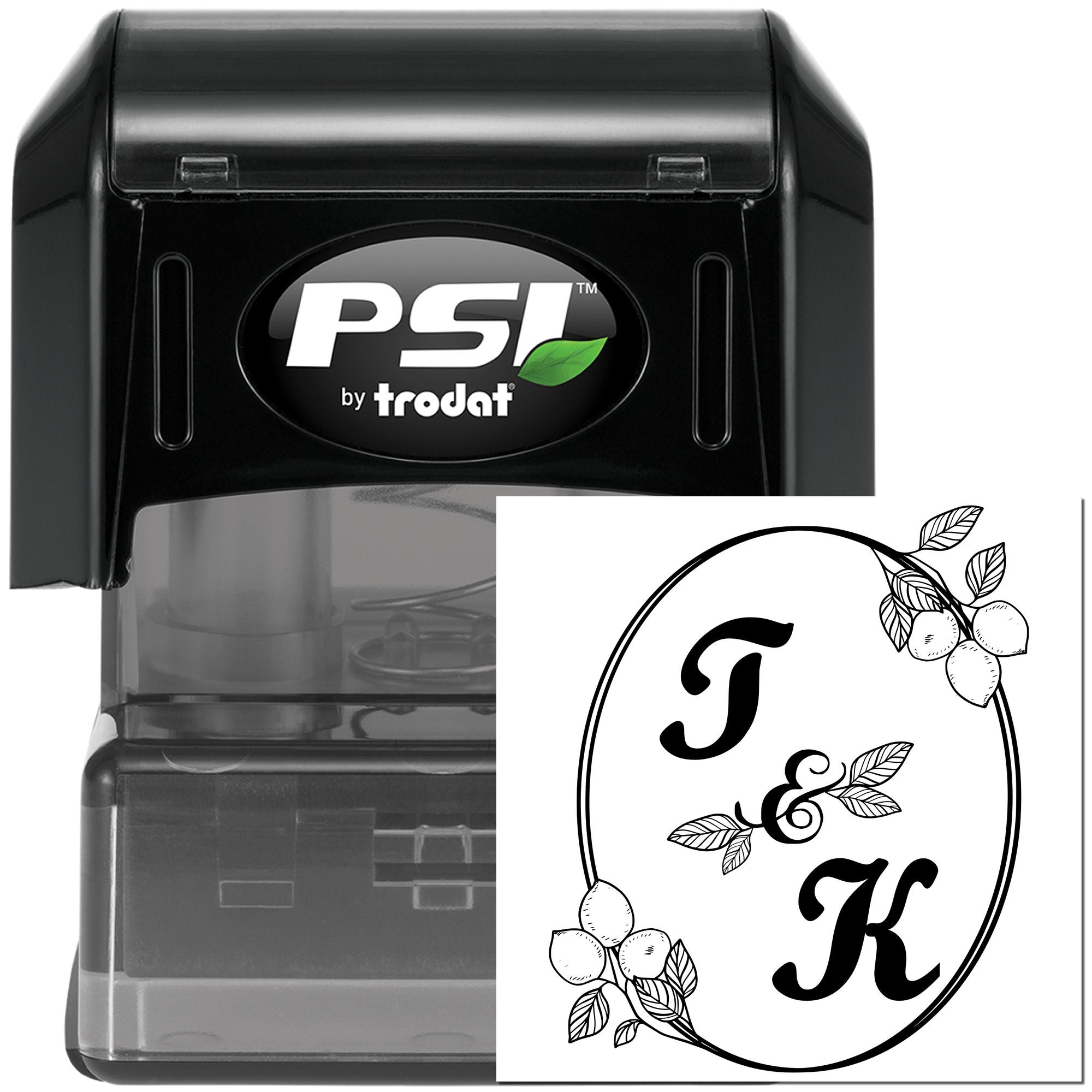 Lemon Love Monogram Customized Handcrafted Couples' Stamp - Engineer Seal Stamps