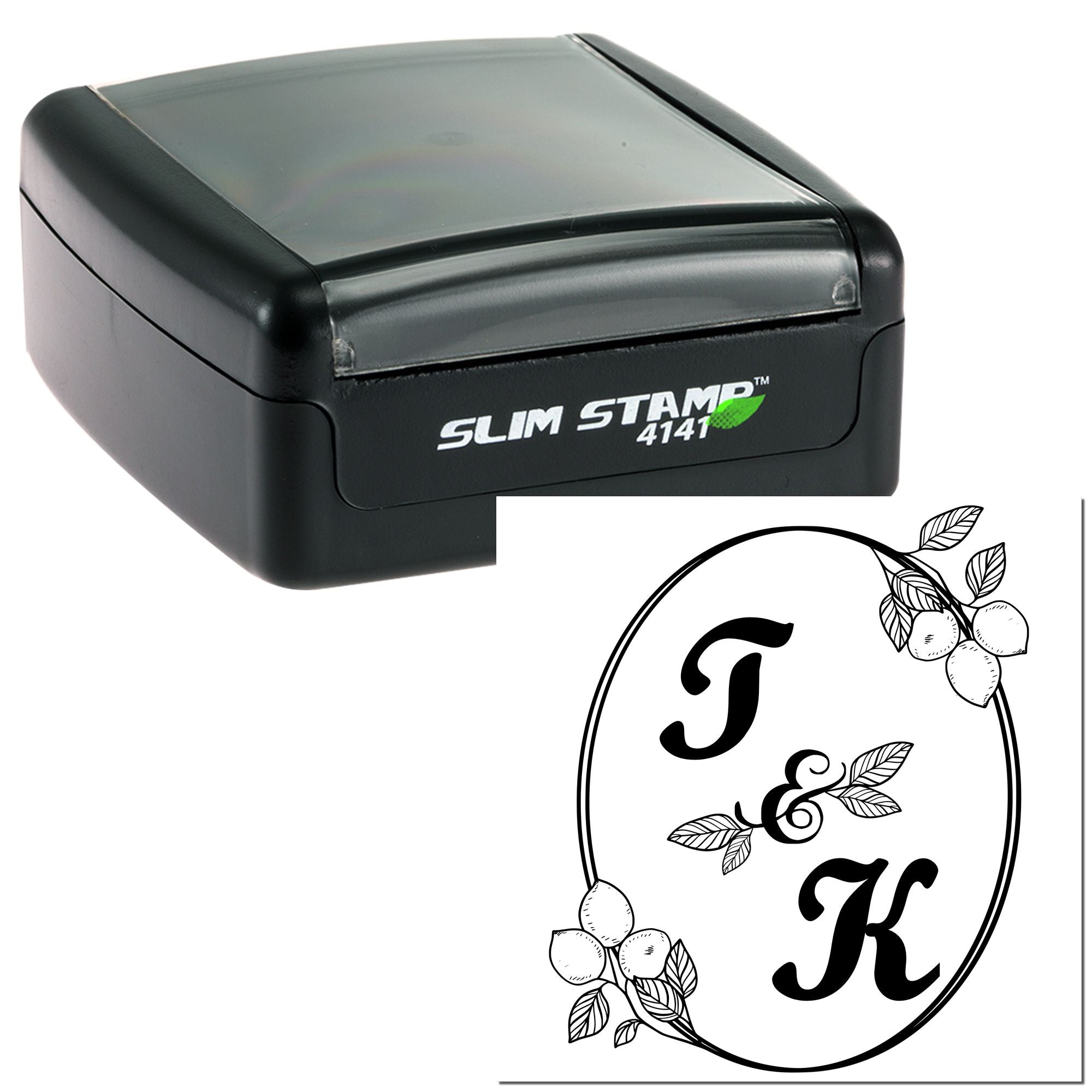 Lemon Love Monogram Custom Monogram Letter Stamp - Engineer Seal Stamps