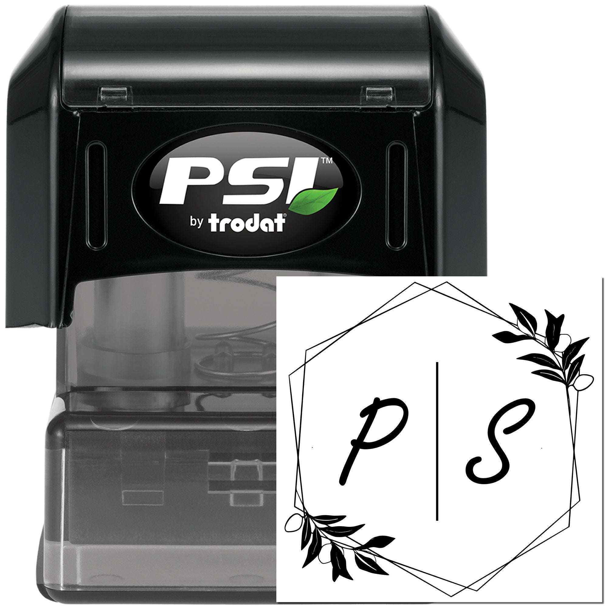 Elegant Initials Customized Name Stamp - Engineer Seal Stamps