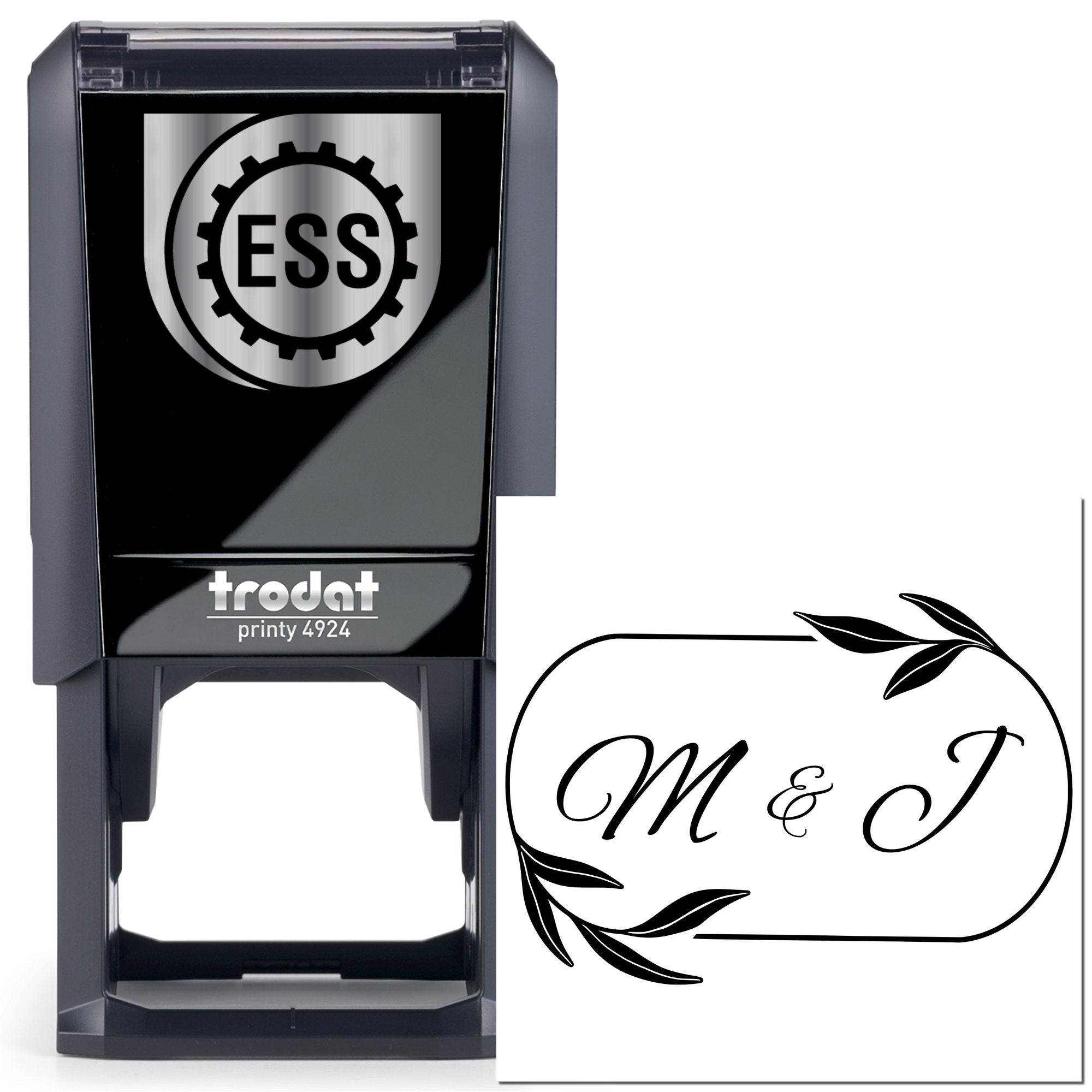 Regal Crest Custom Monogram Letter Stamp - Engineer Seal Stamps