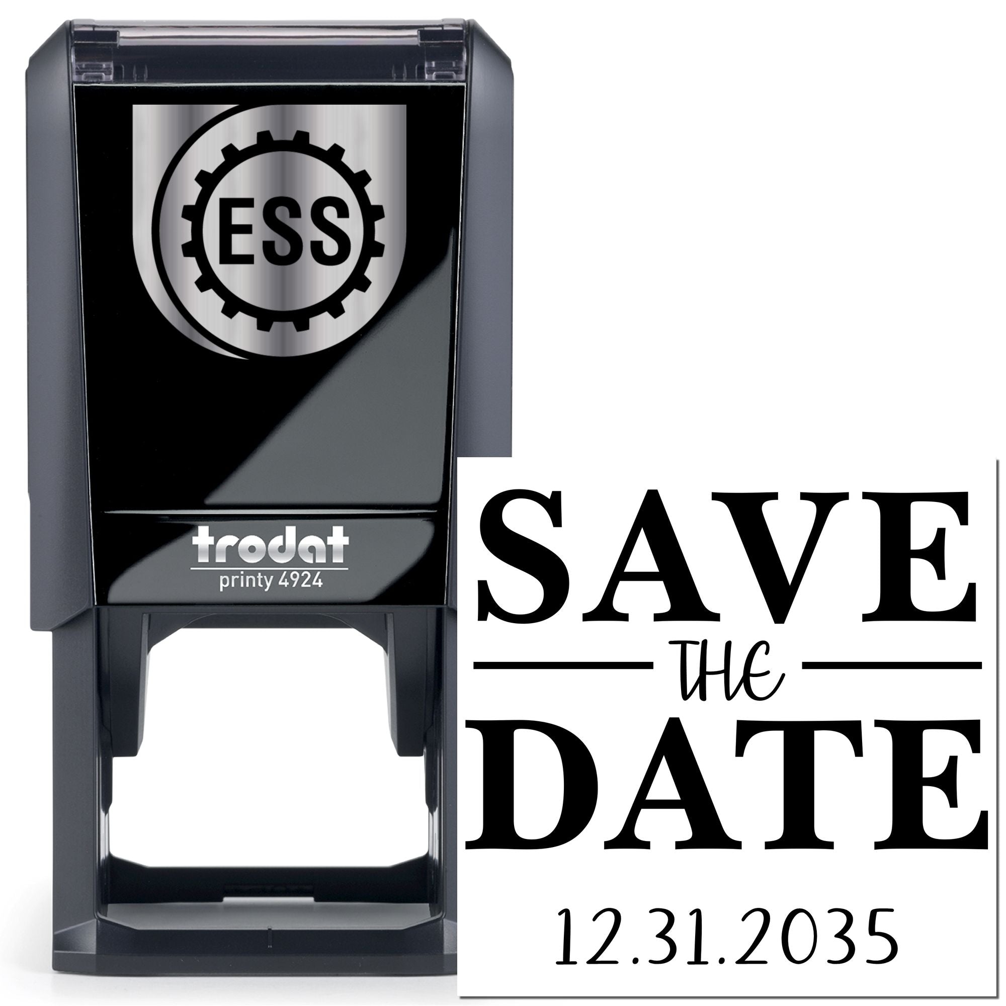 Timeless Reminder Custom Decorative Monogram Stamp - Engineer Seal Stamps