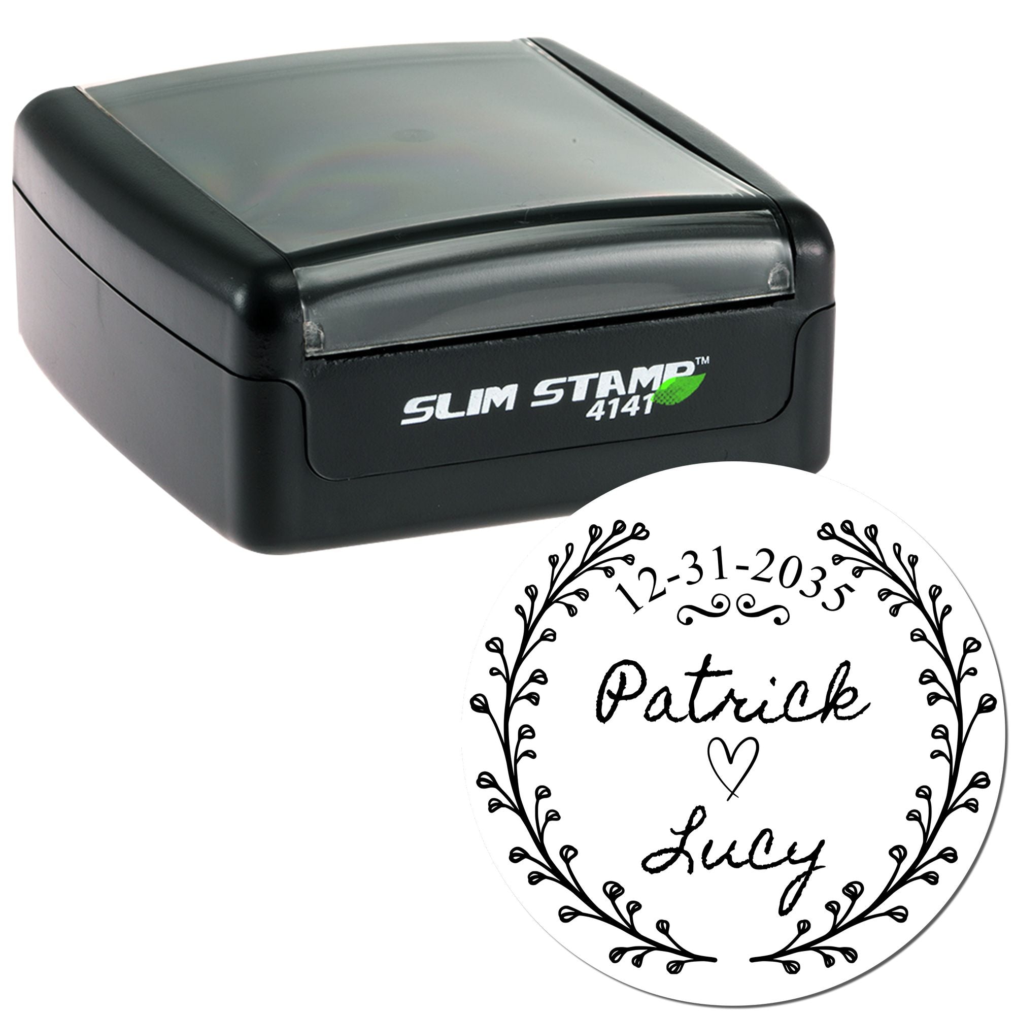 Everlasting Love Seal Personalized Classic Initial Stamp - Engineer Seal Stamps