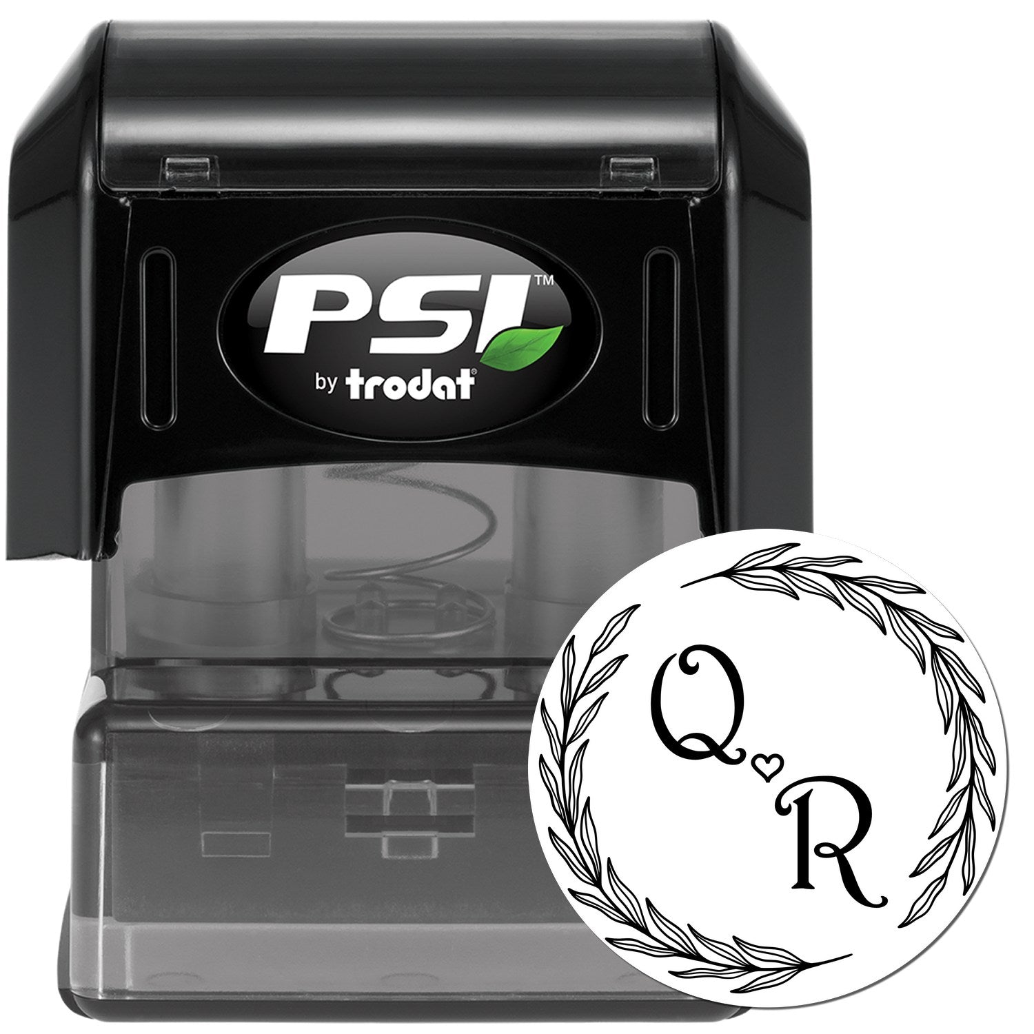 Love Laurel Monogram Personalized Decorative Monogram Stamp - Engineer Seal Stamps