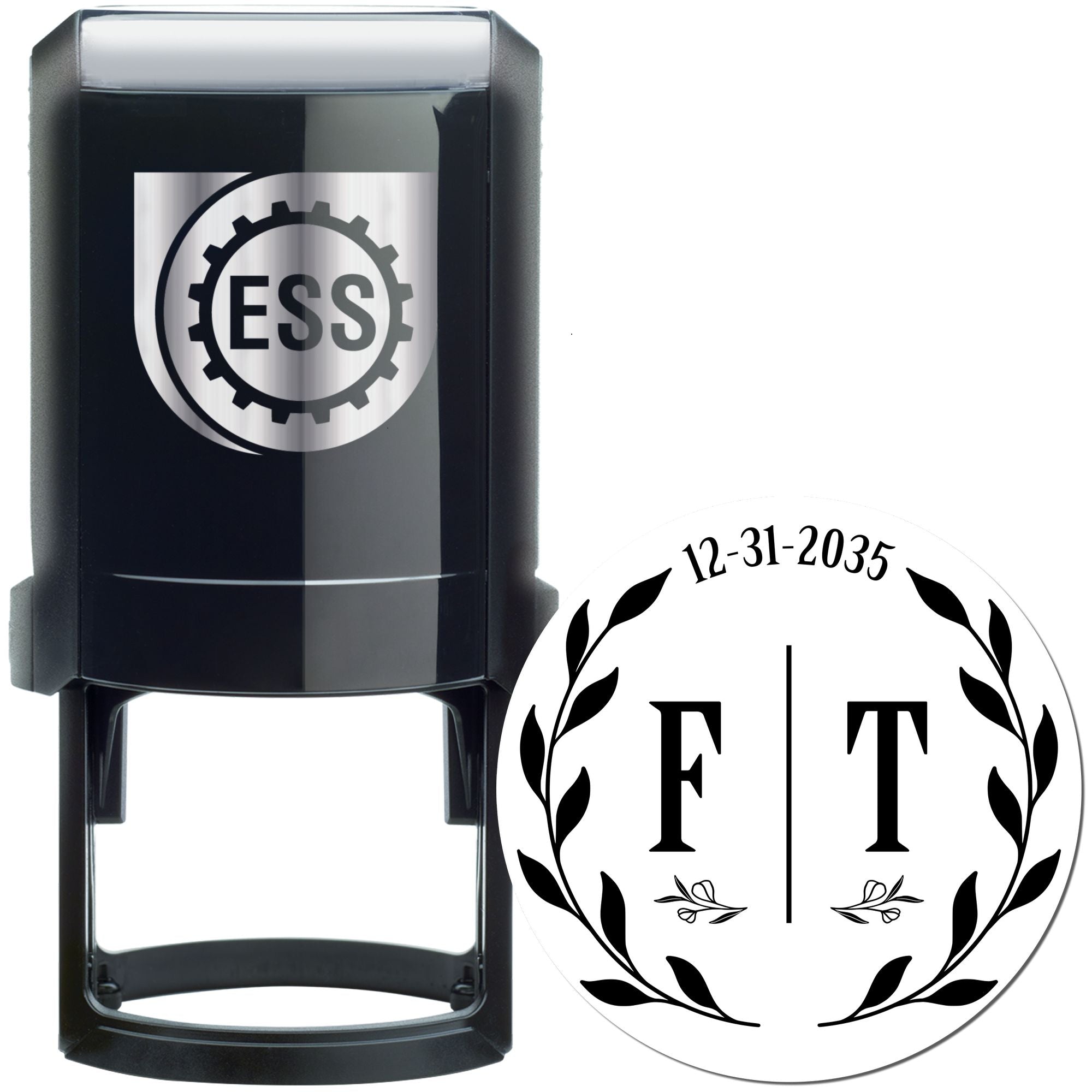Classy Emblem Customized Initial Wedding Stamper - Engineer Seal Stamps