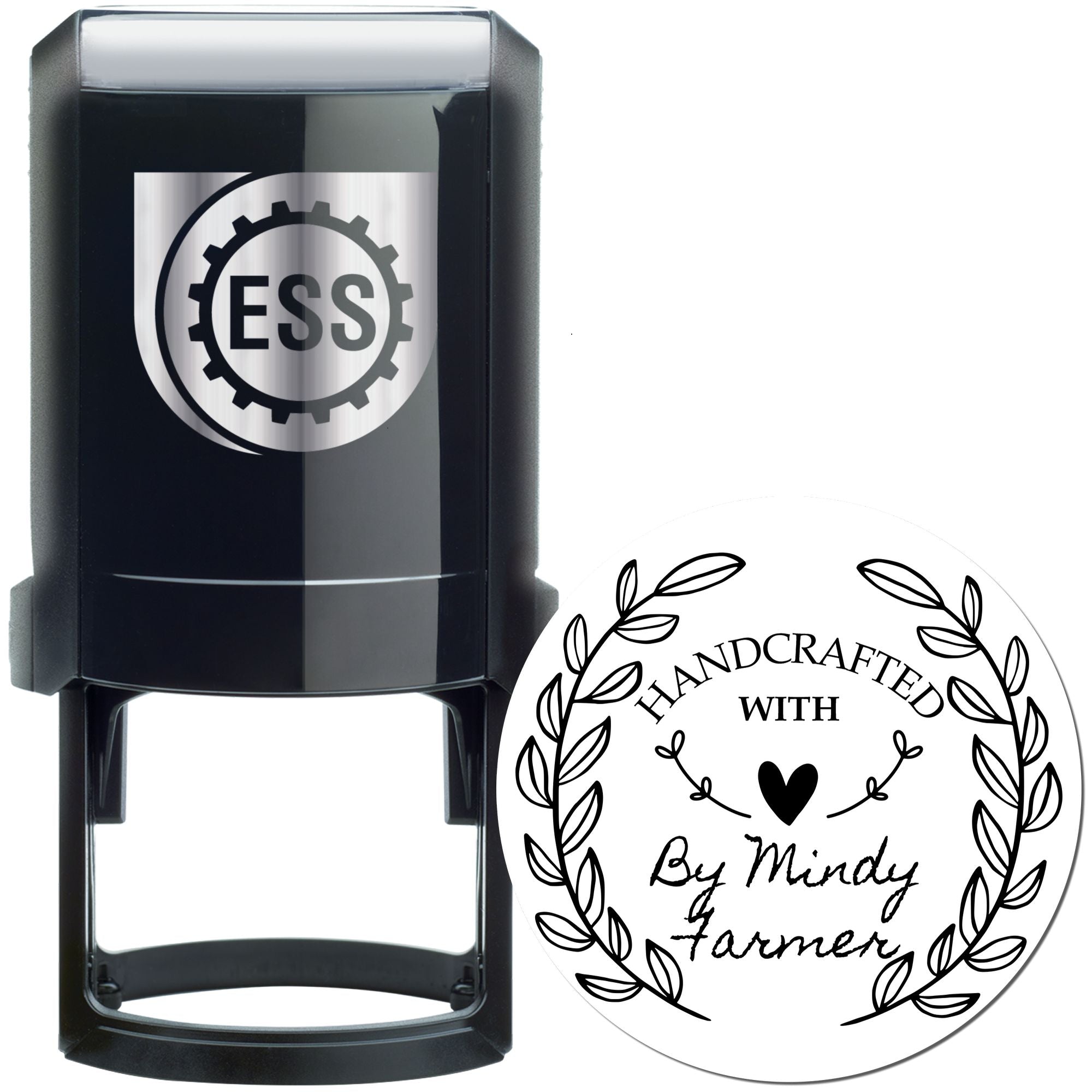 Heartfelt Handcrafted Customized Maker Rubber Stamp - Engineer Seal Stamps