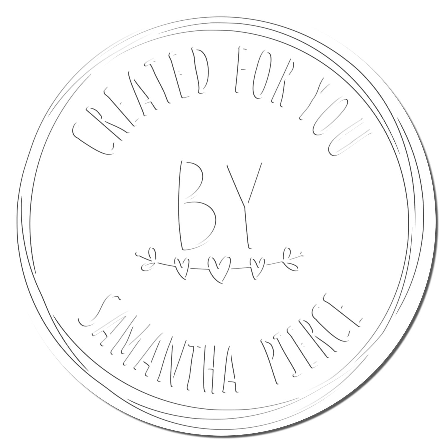 Handcrafted Love Hybrid Custom Handcrafted Seal Embosser - Engineer Seal Stamps