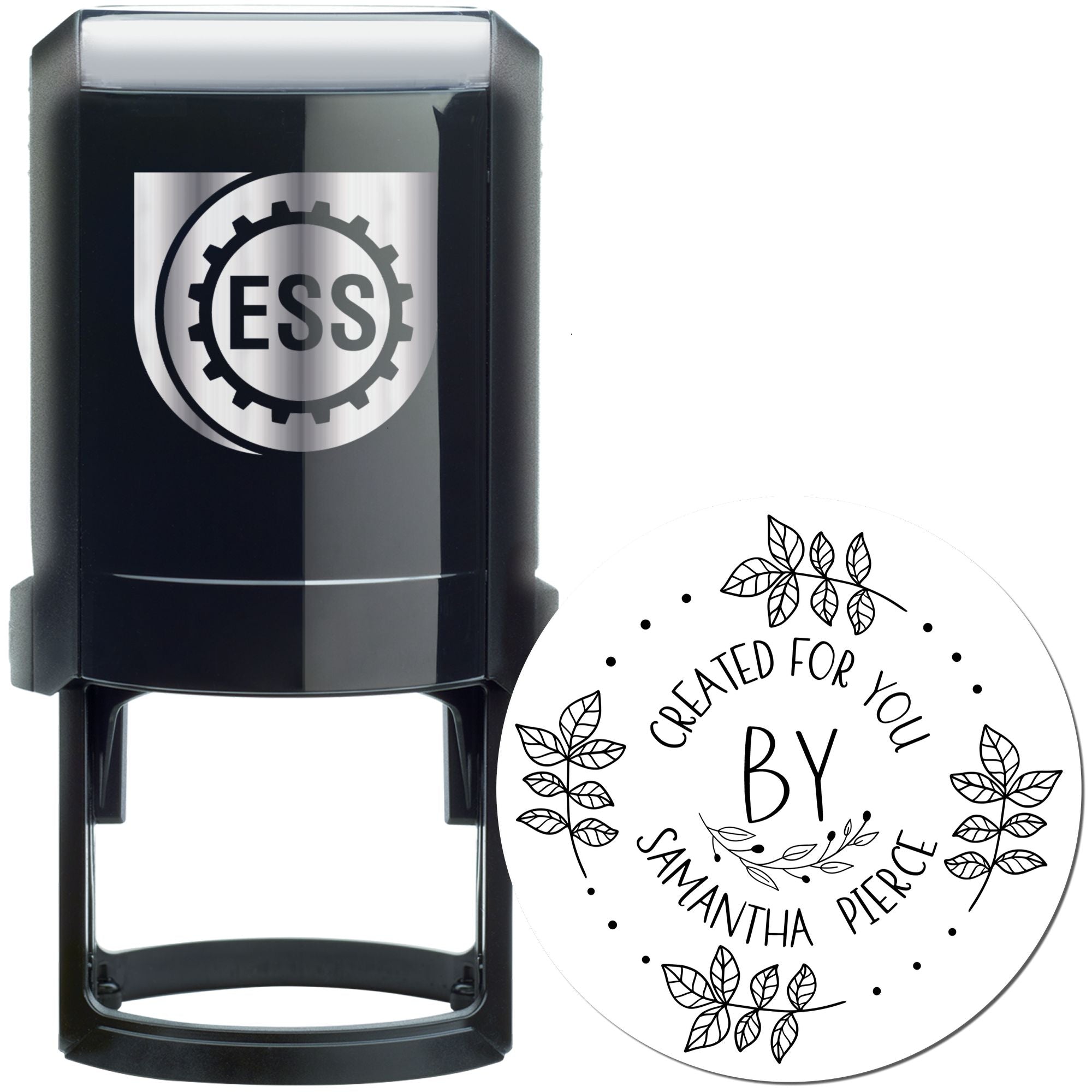 Handcrafted Elegance Personalizable Handmade Rubber Stamp - Engineer Seal Stamps