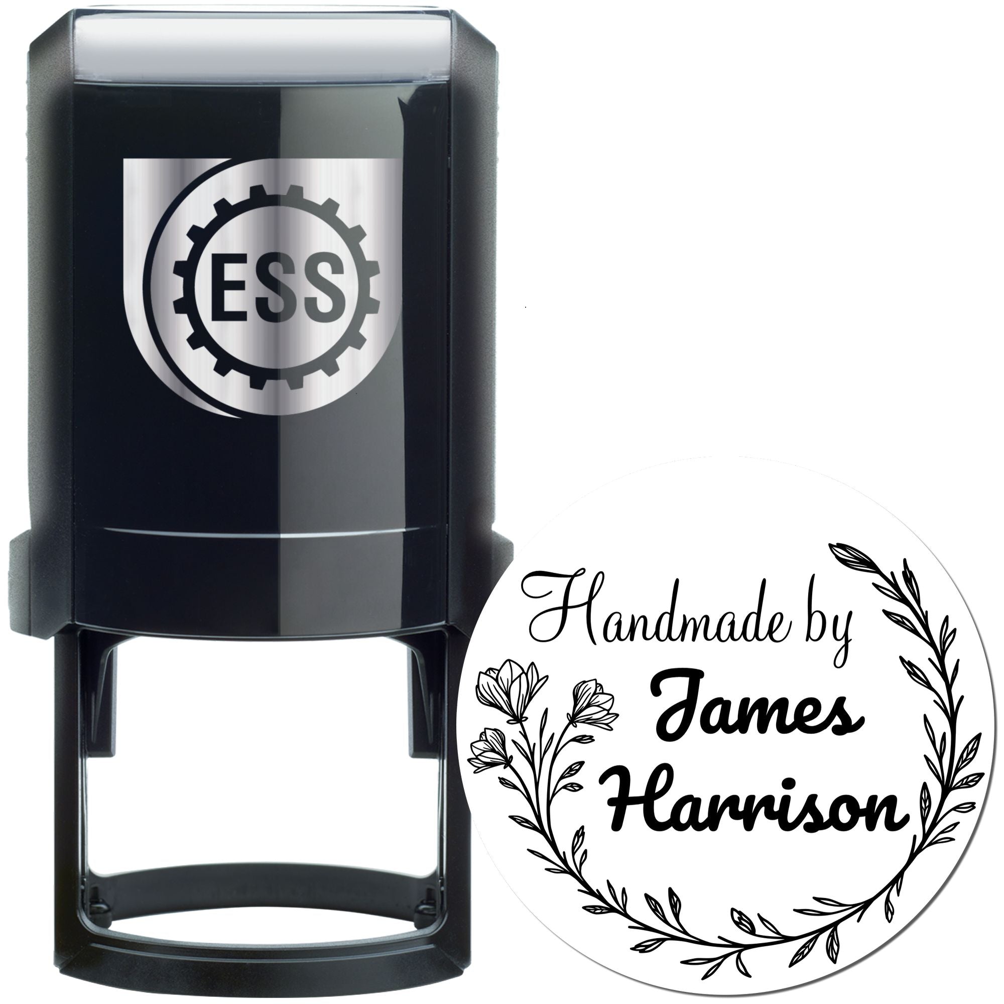 Crafted Care Personalizable Rubber Stamp - Engineer Seal Stamps