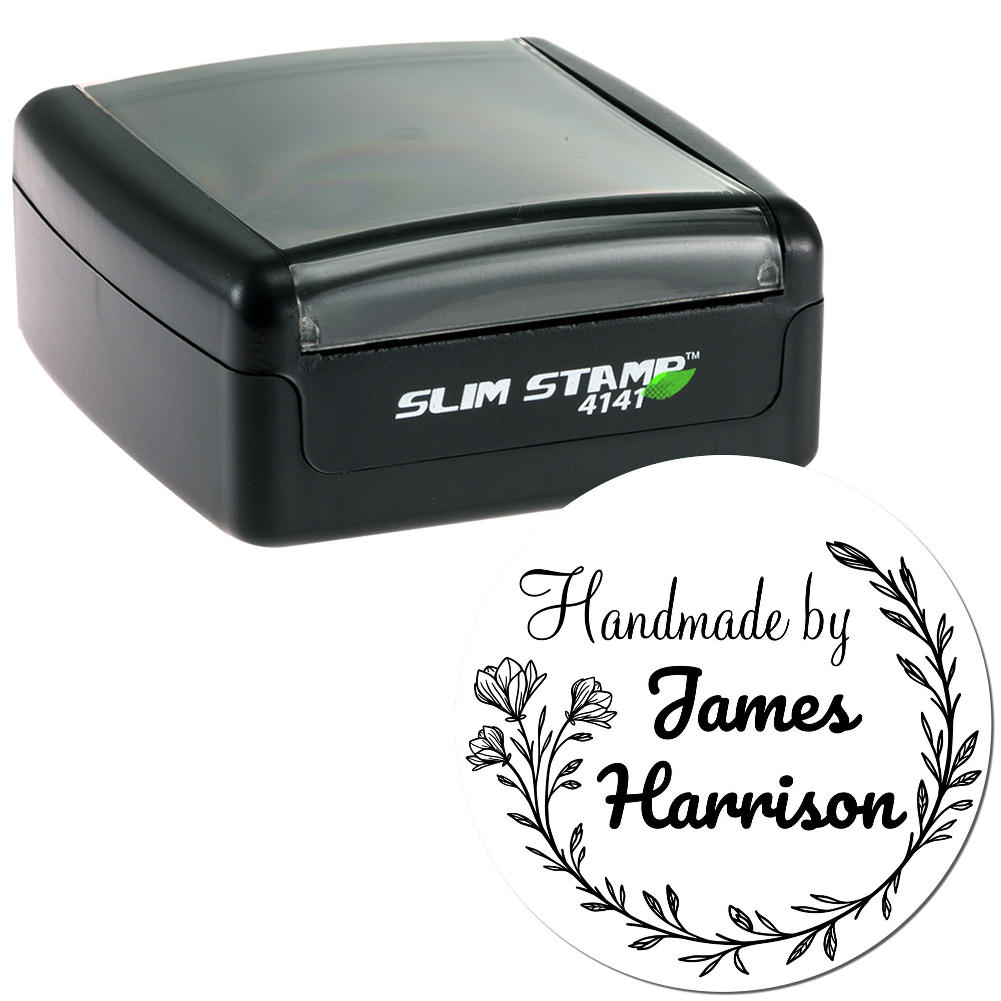 Crafted Care Customizable Handmade Rubber Stamp - Engineer Seal Stamps