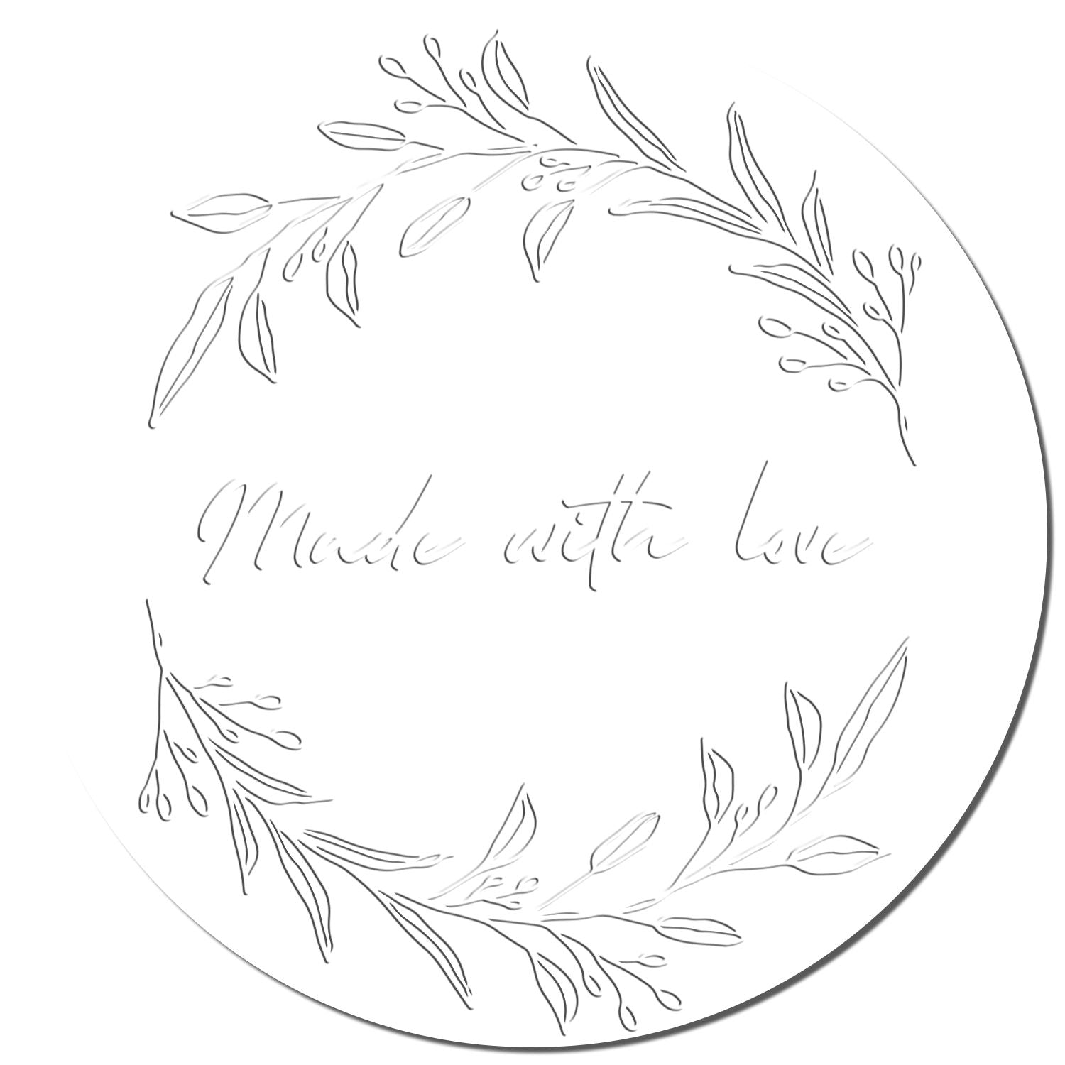 Love's Embrace Stamp Hybrid Personalized Handmade Embossing Stamp - Engineer Seal Stamps