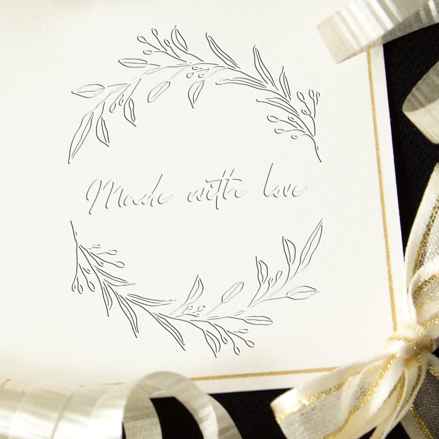 Soft Love's Embrace Stamp Personalizable Seal Embosser - Engineer Seal Stamps