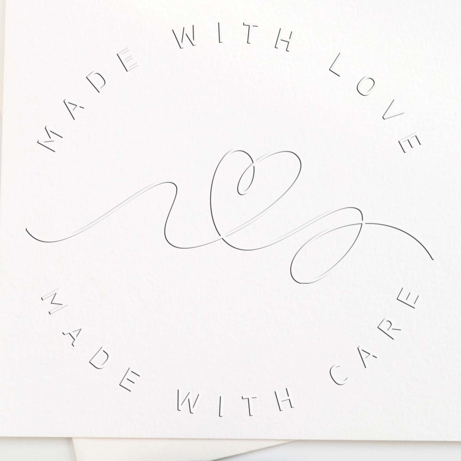 Soft Heartfelt Craft Personalizable Embossing Stamp