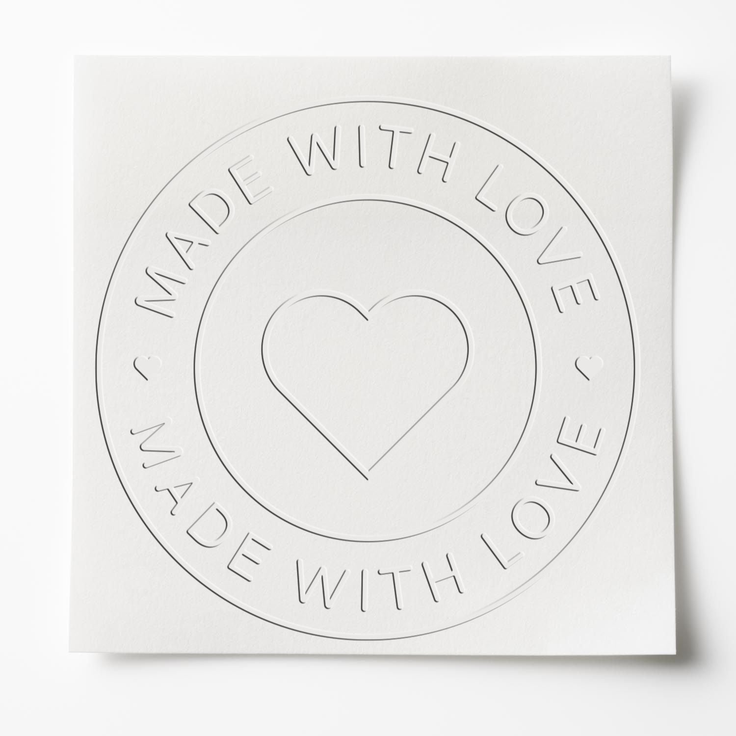 Heartfelt Creation Desk Custom-Made Maker Embossed Stamp - Engineer Seal Stamps