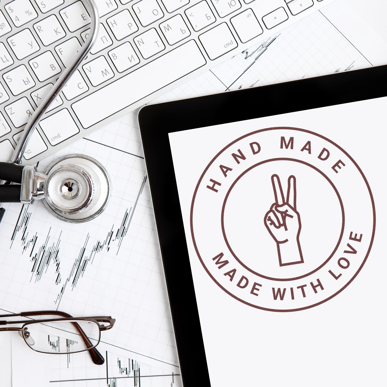 Peaceful Creations Custom Maker Rubber Stamp - Engineer Seal Stamps