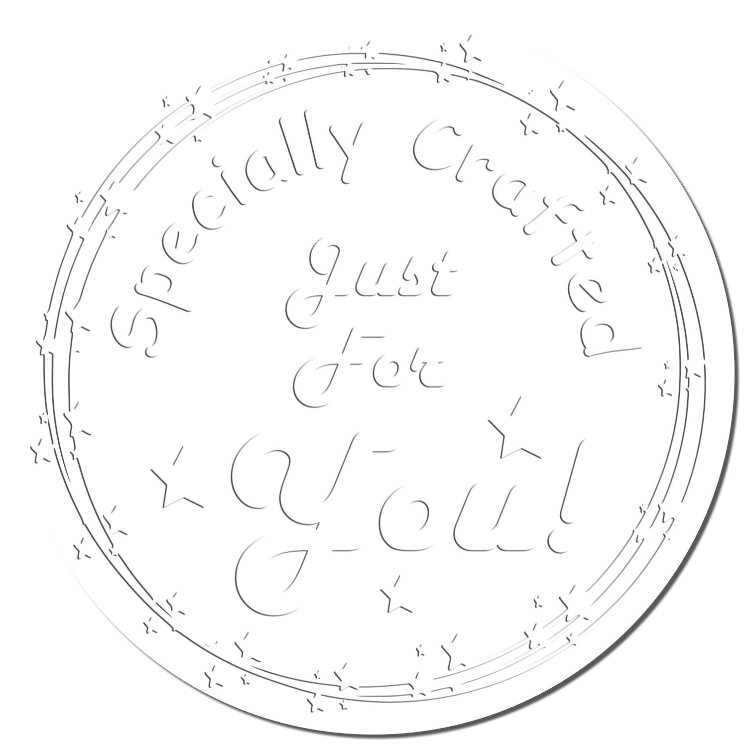 Soft Starry Special Delivery Customizable Handmade Embossed Stamp - Engineer Seal Stamps